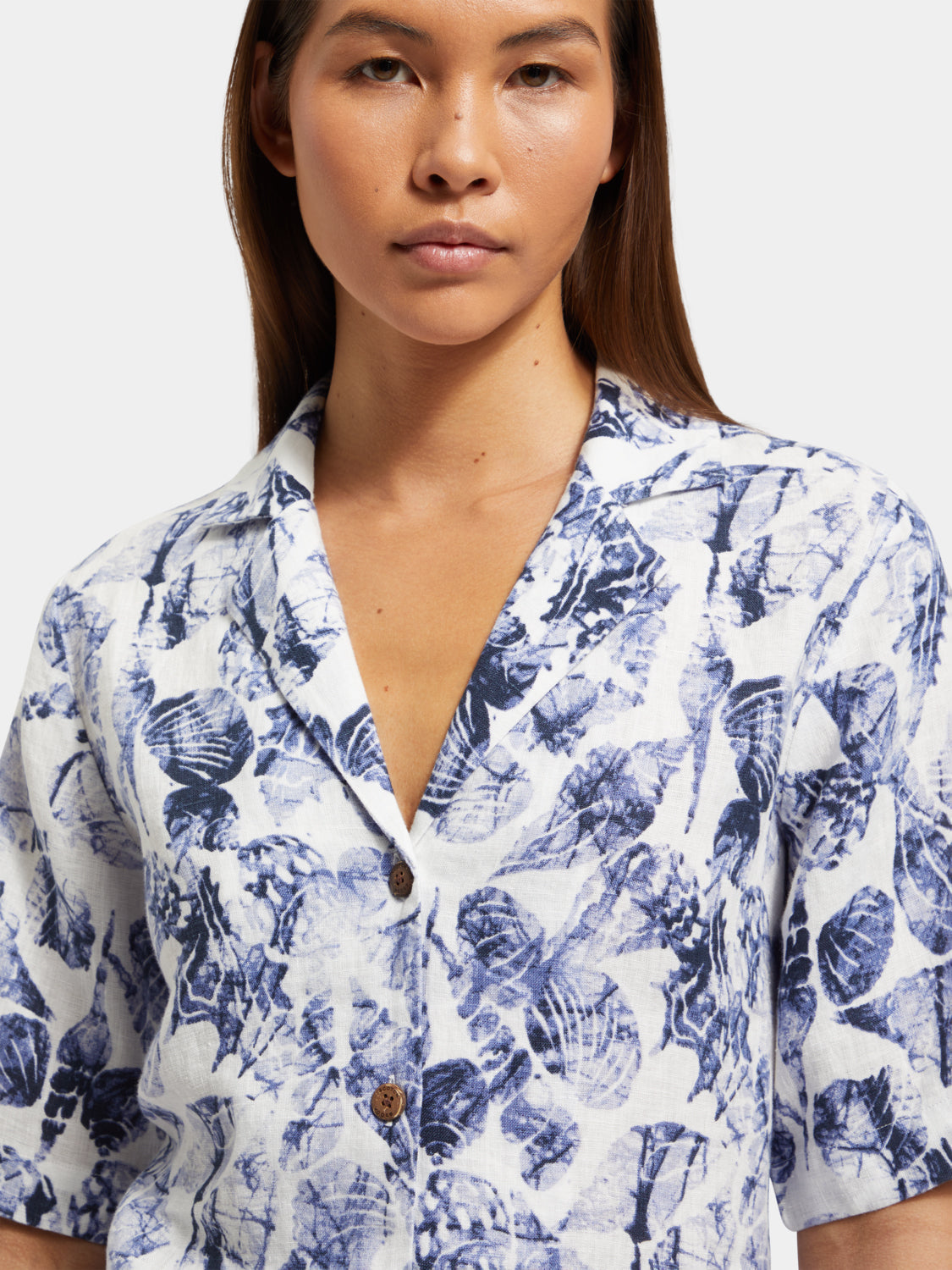 Linen camp shirt - Scotch & Soda AU
