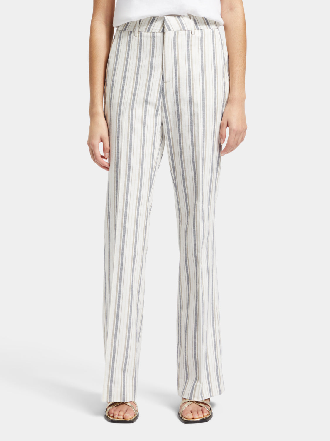 Violet lurex striped pants - Scotch & Soda AU