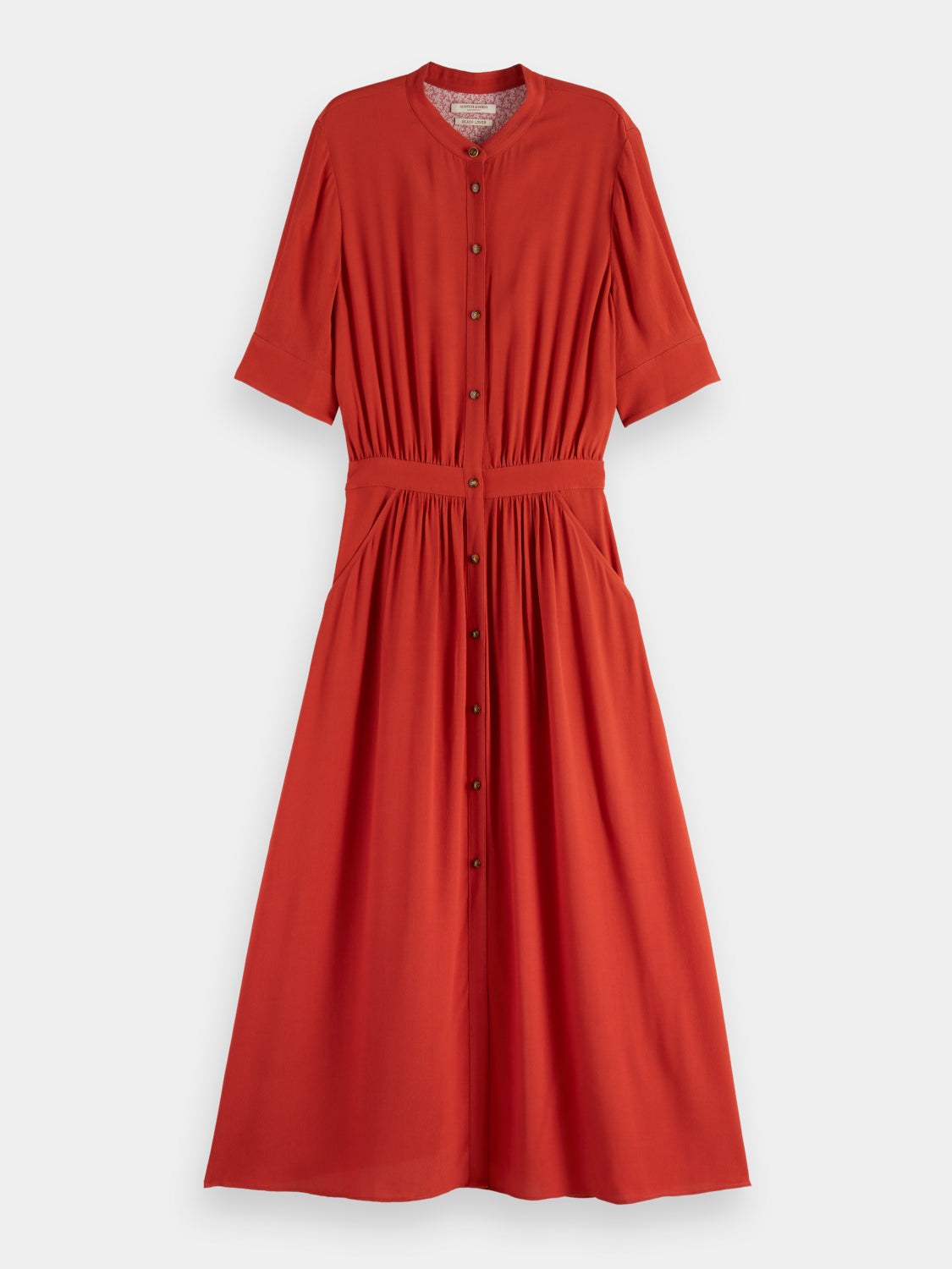 Midi dress with button closure - Scotch & Soda AU