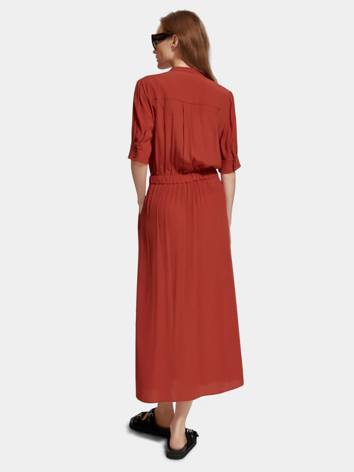 Midi dress with button closure - Scotch & Soda AU