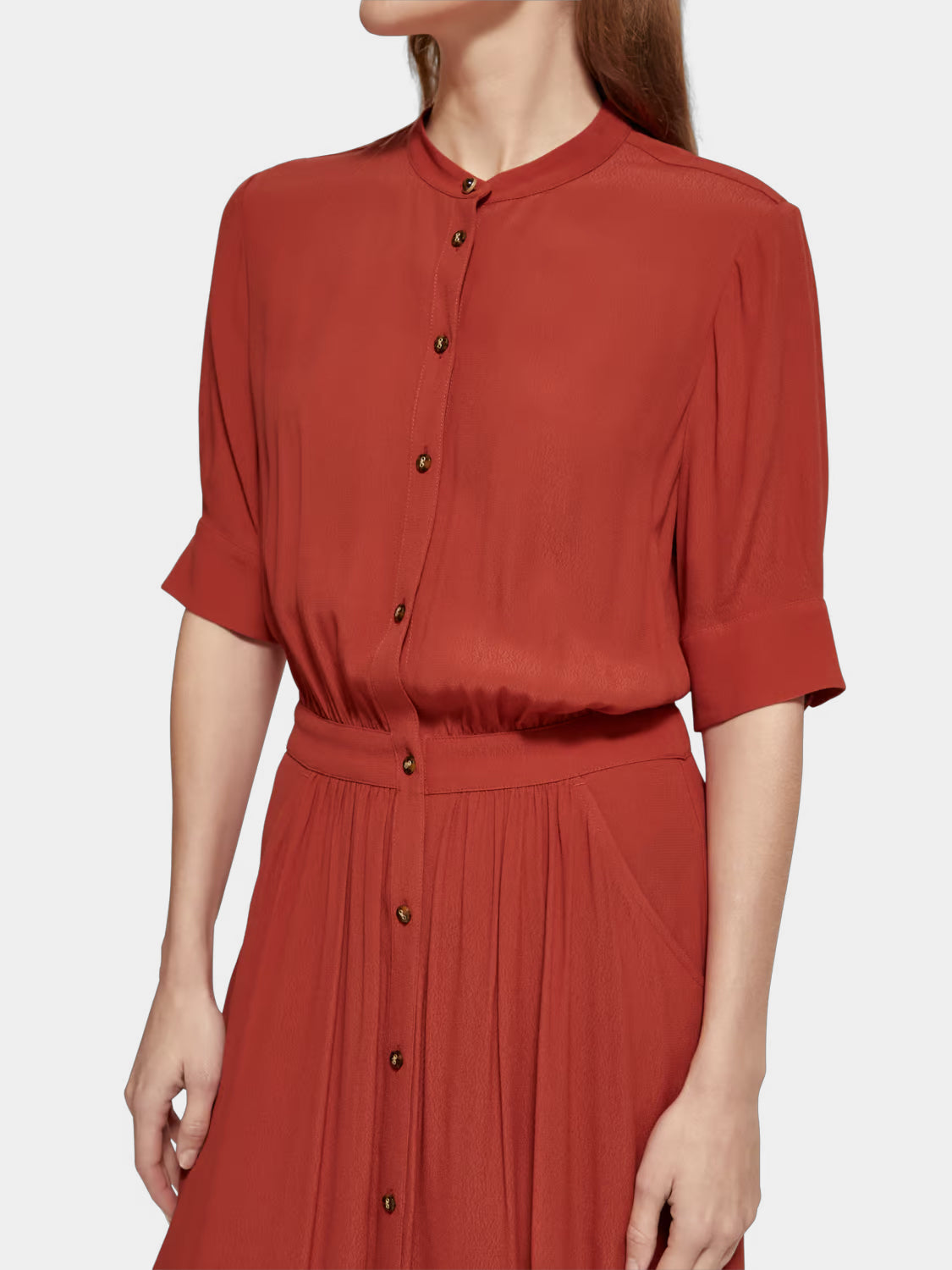 Midi dress with button closure - Scotch & Soda AU