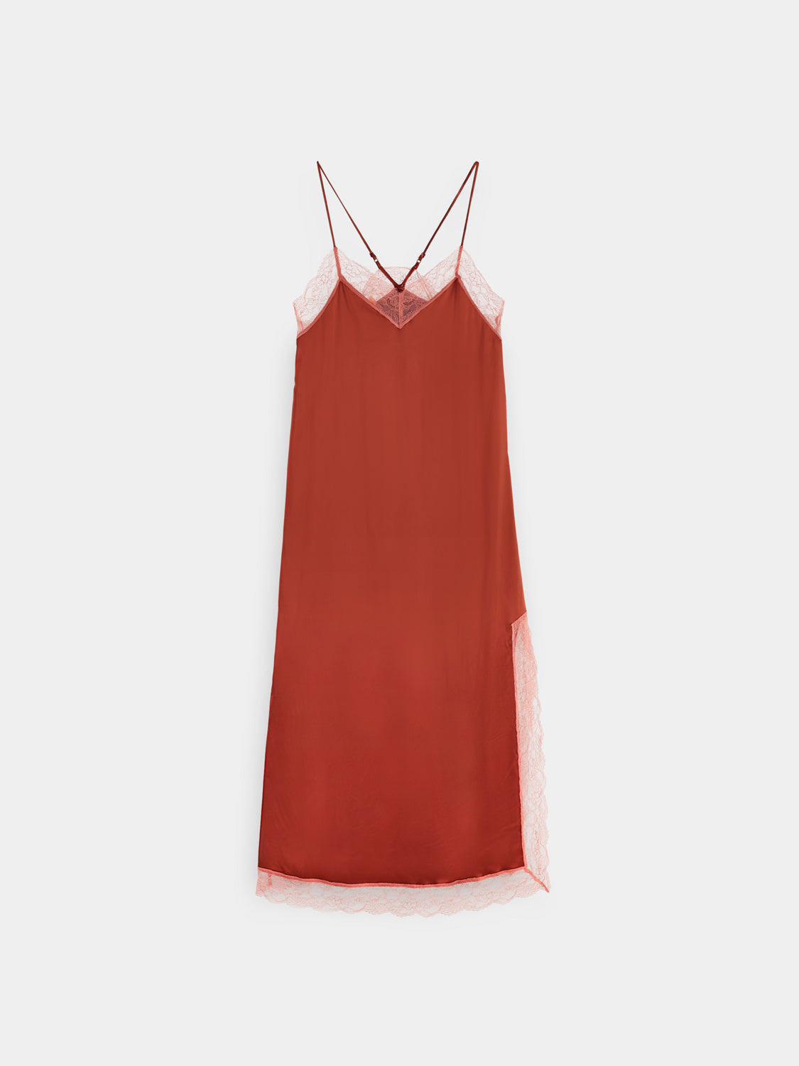 Satin cami dress with lace - Scotch & Soda AU