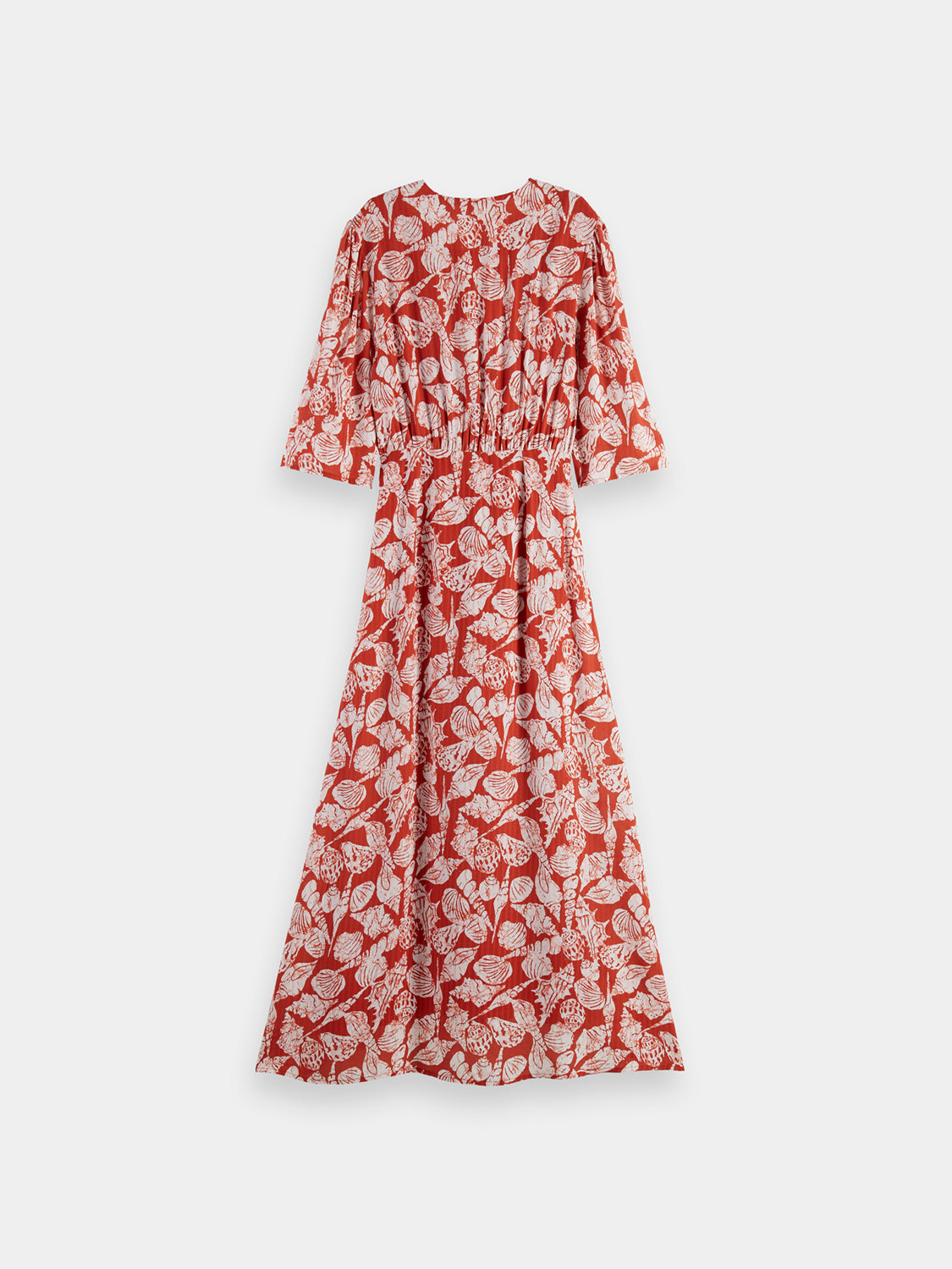 Knotted midi wrap dress - Scotch & Soda AU