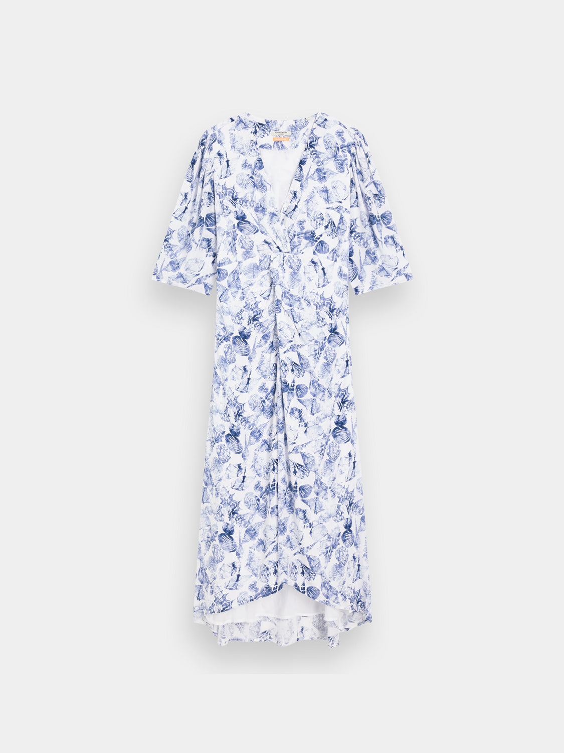 Knotted midi wrap dress - Scotch & Soda AU