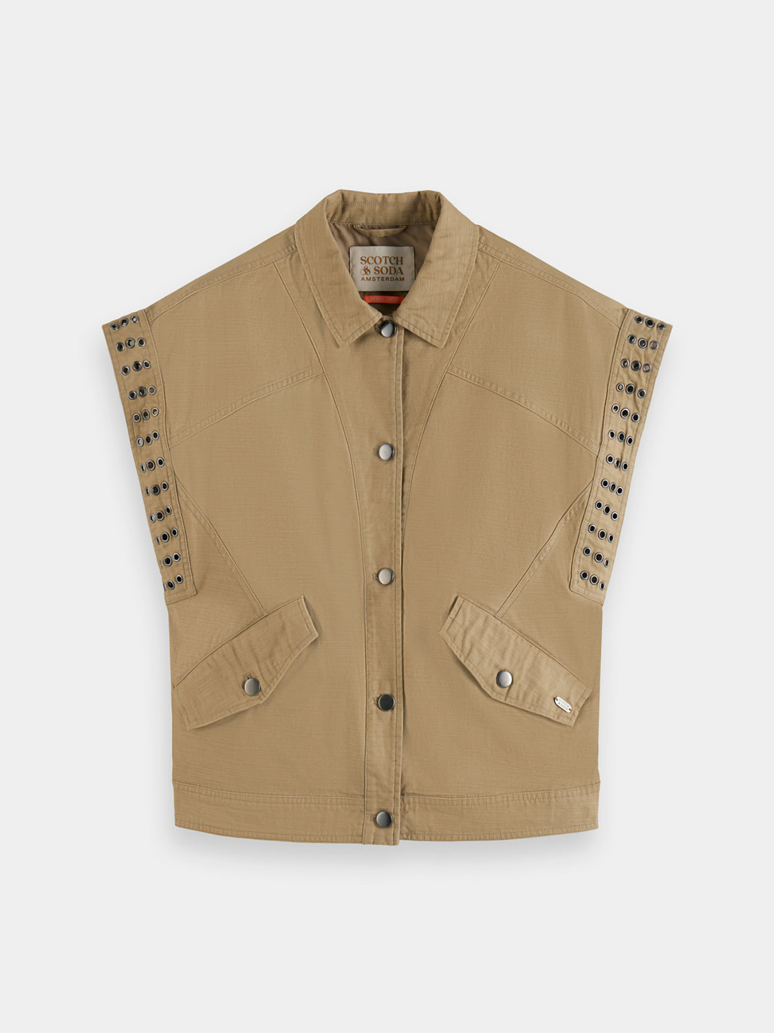 Festival jacket with eyelets - Scotch & Soda AU
