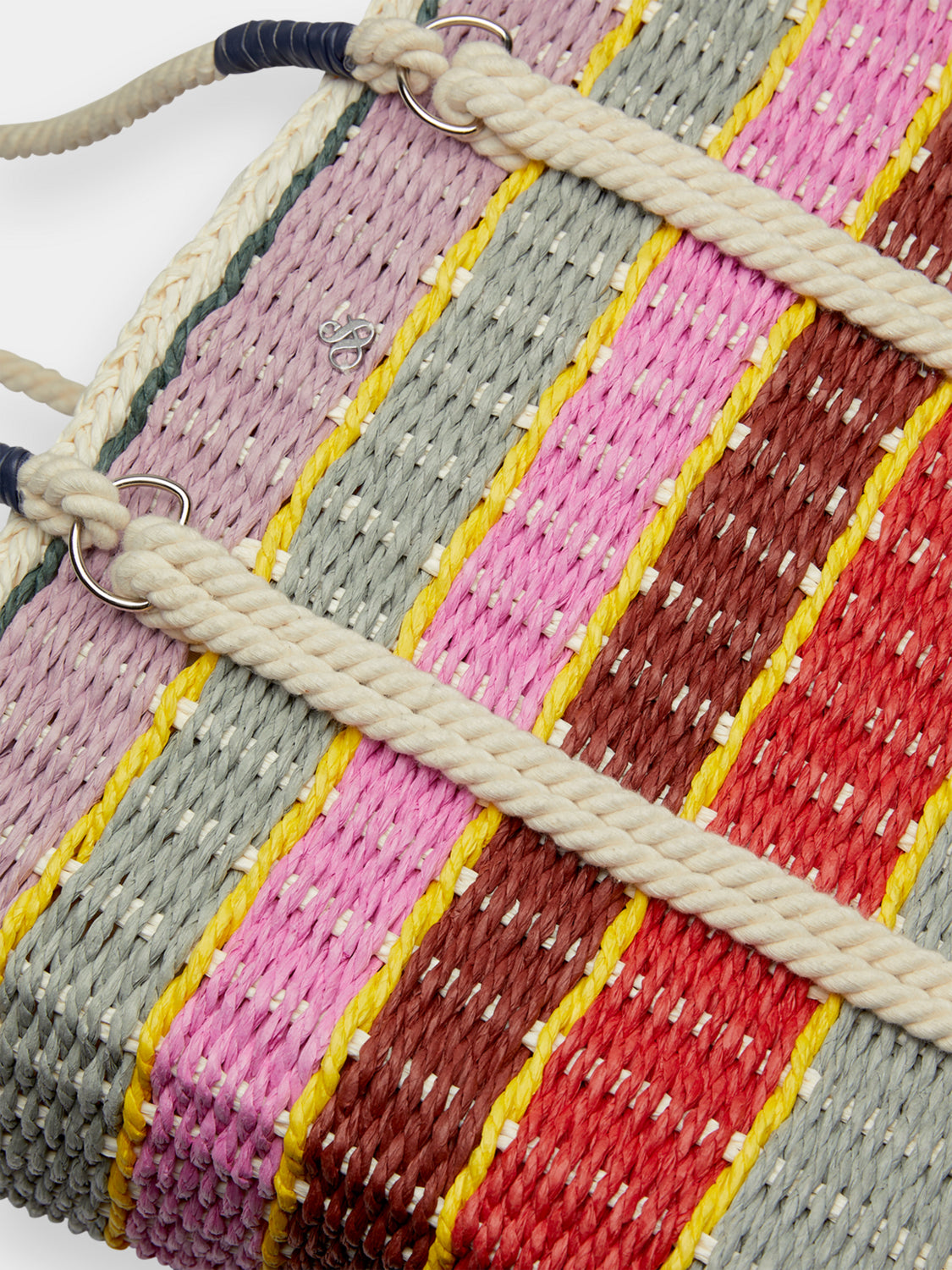 Striped straw tote bag - Scotch & Soda AU