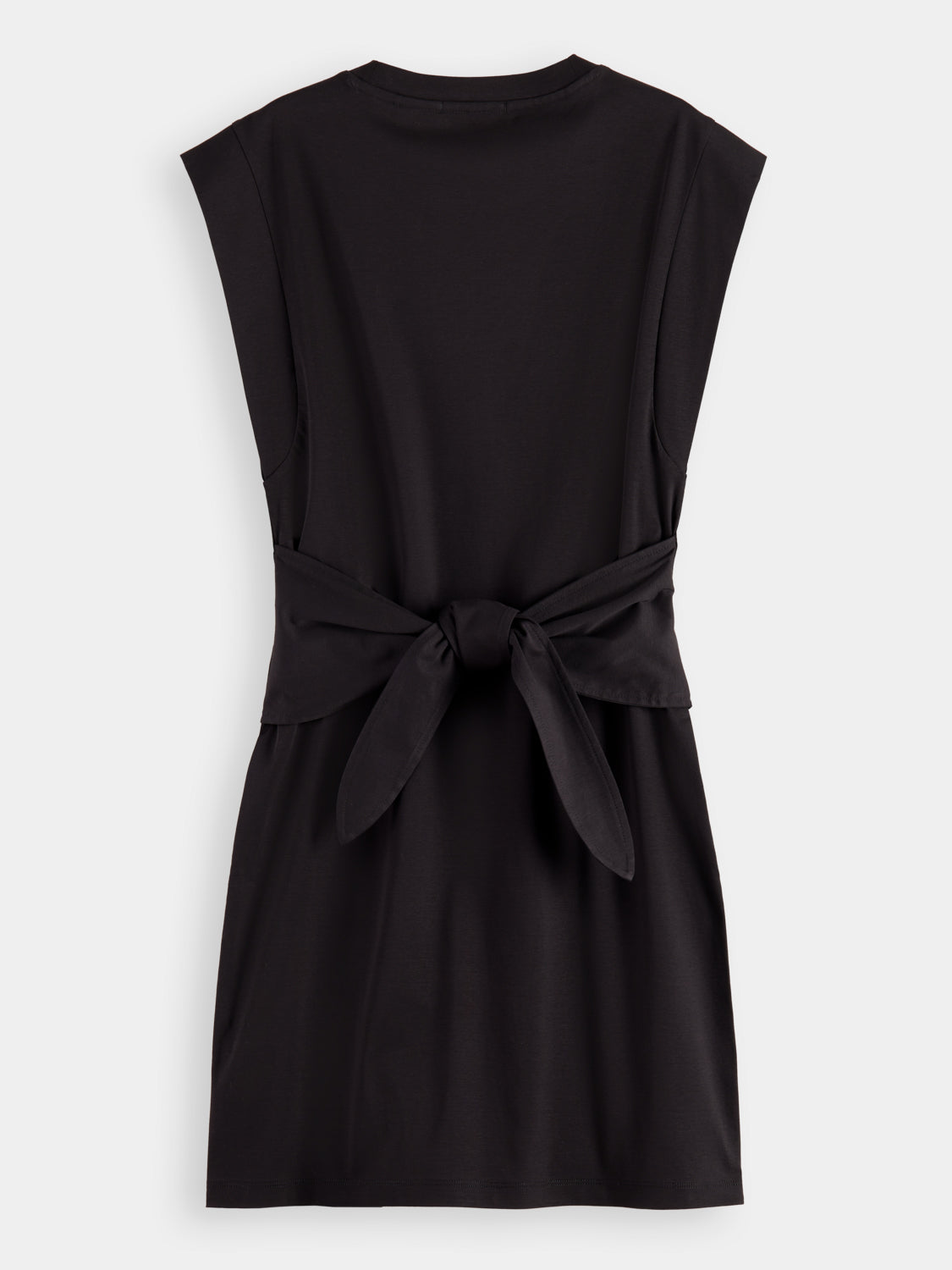 Tie waist mini jersey dress - Scotch & Soda AU