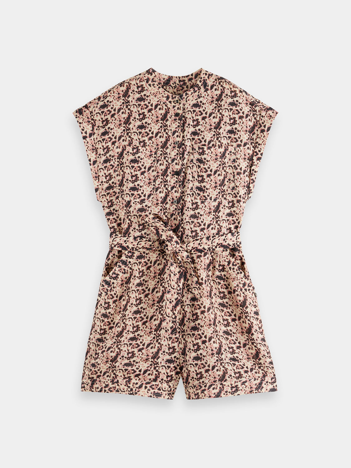 Linen printed playsuit - Scotch & Soda AU