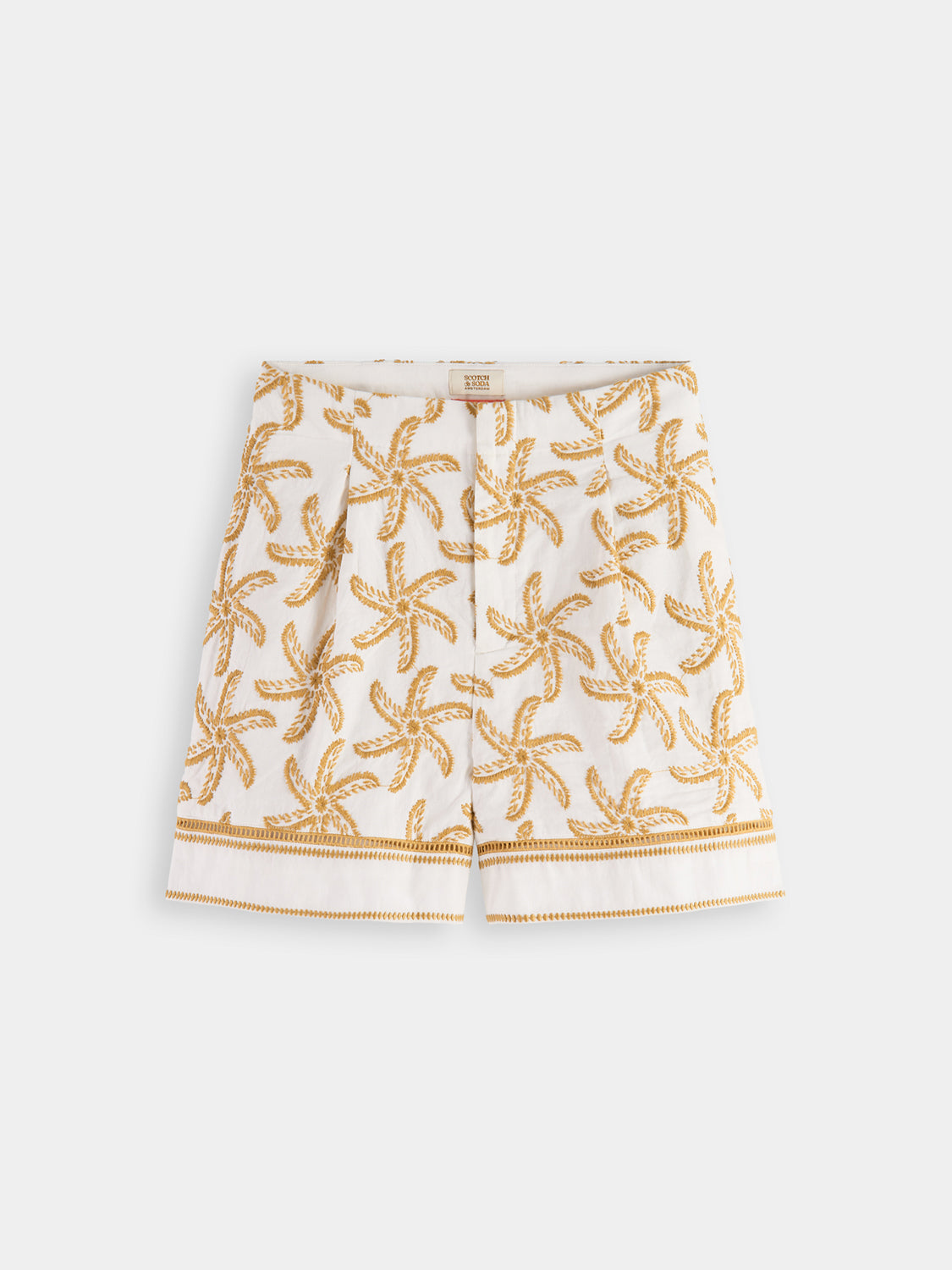 Starfish embroidered shorts - Scotch & Soda AU