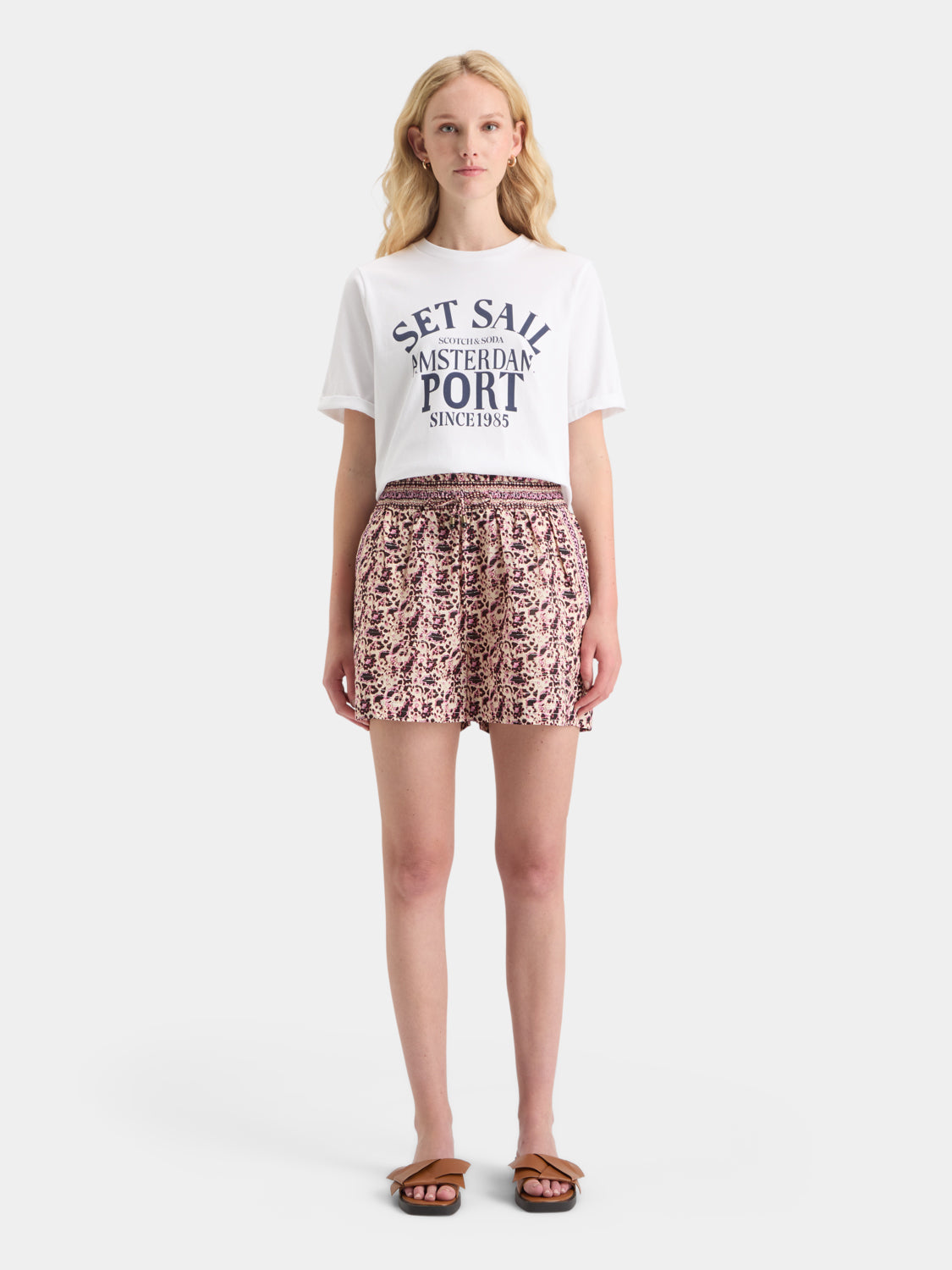 Floral printed shorts - Scotch & Soda AU