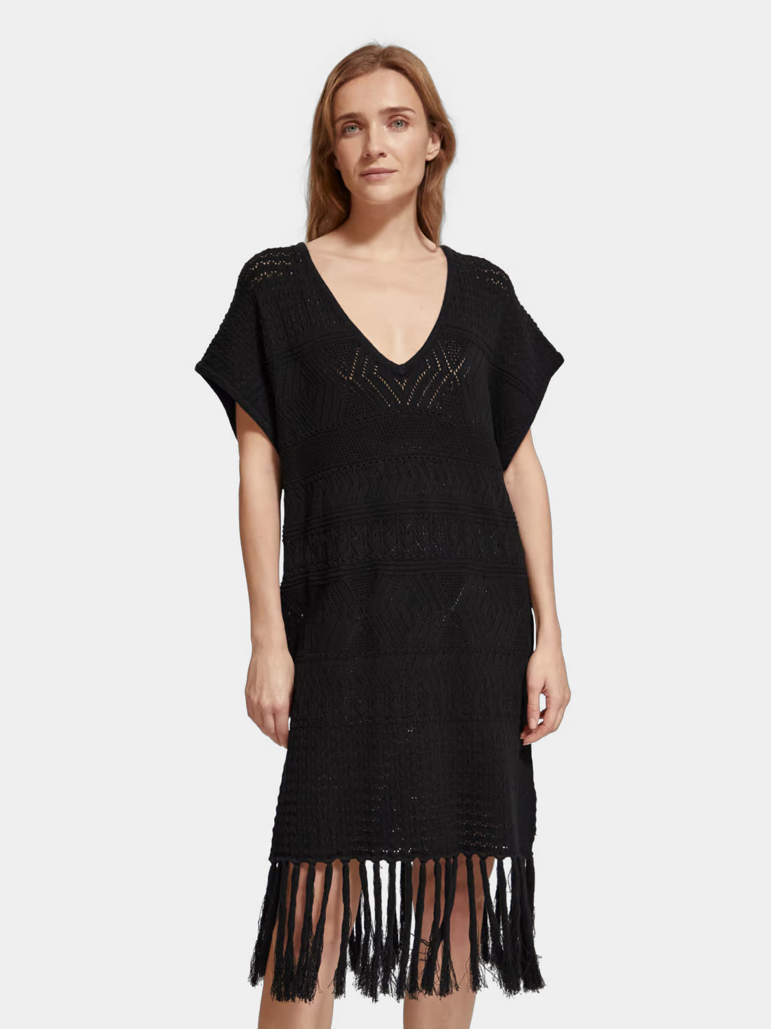 Pointelle stitch knit dress - Scotch & Soda AU