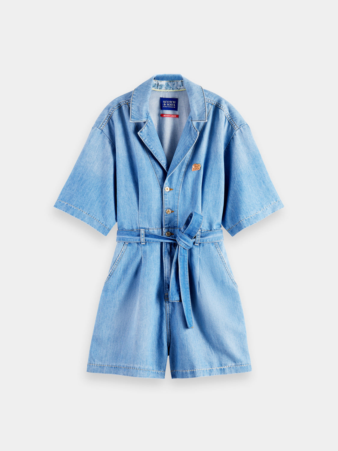Short sleeved playsuit - Scotch & Soda AU