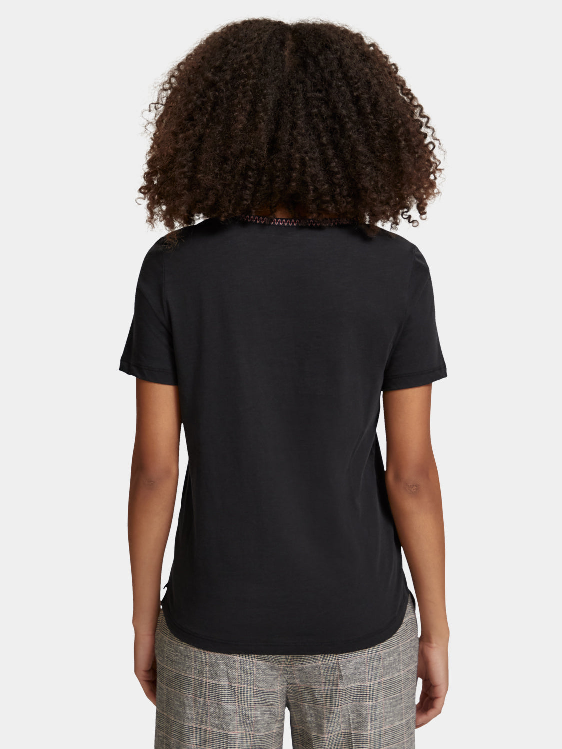 Short-sleeved v-neck t-shirt - Scotch & Soda AU
