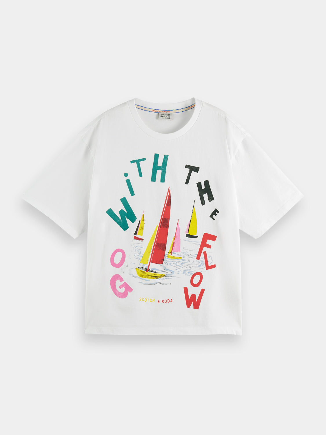Loose fit artwork t-shirt - Scotch & Soda AU