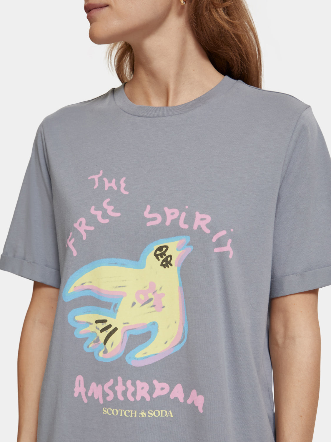 Relaxed fit graphic t-shirt - Scotch & Soda AU