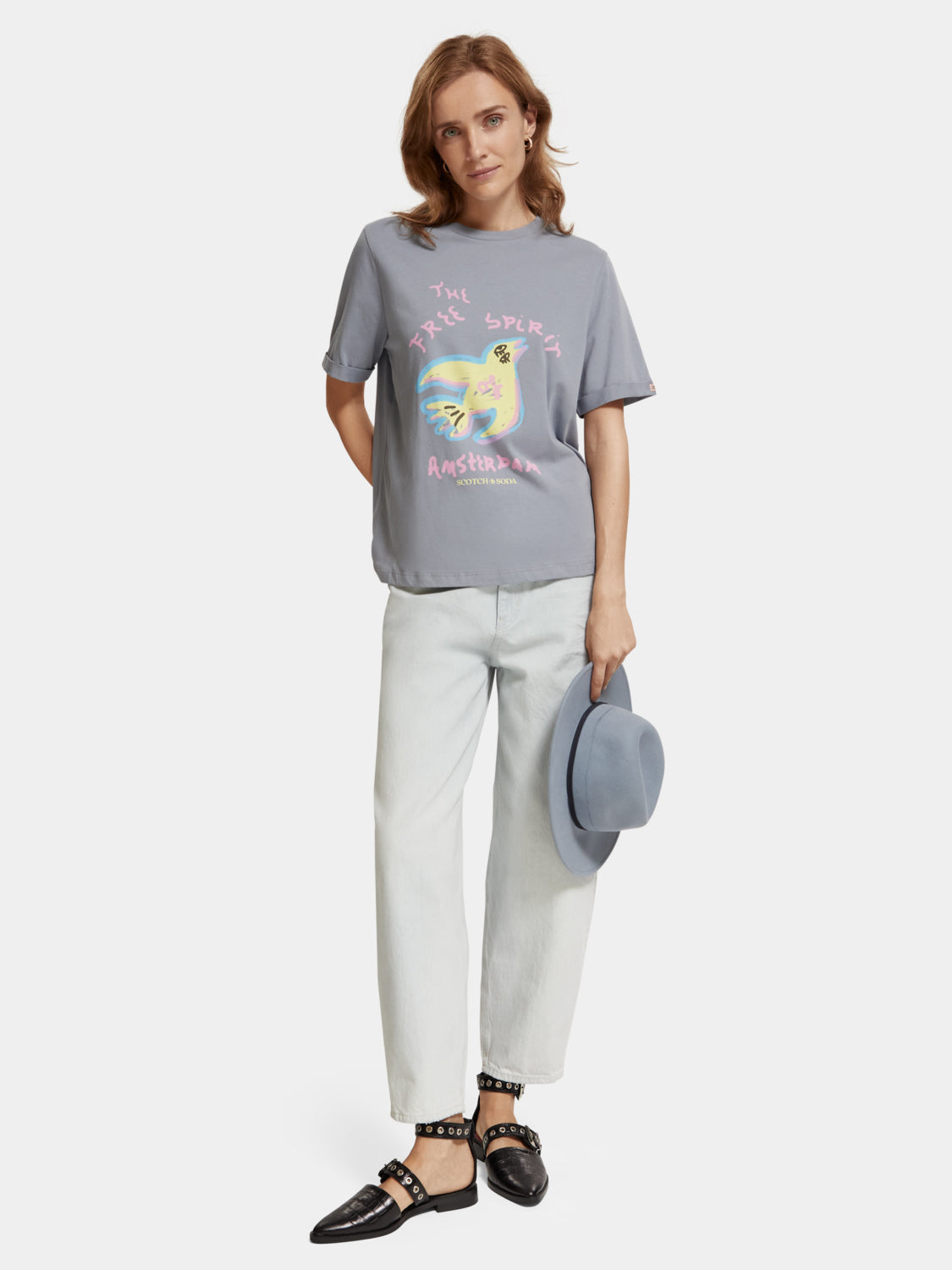 Relaxed fit graphic t-shirt - Scotch & Soda AU