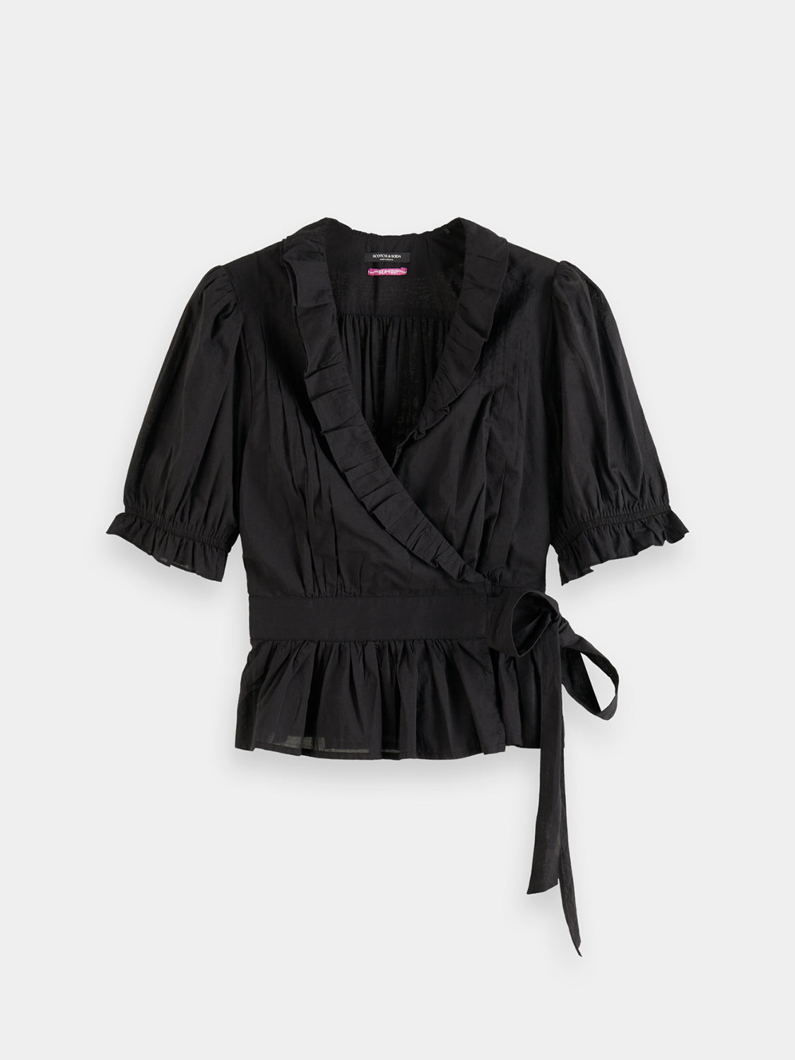 Ruffle wrap top - Scotch & Soda AU