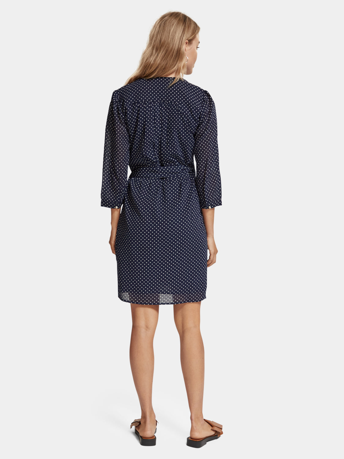 Printed mini wrap dress - Scotch & Soda AU