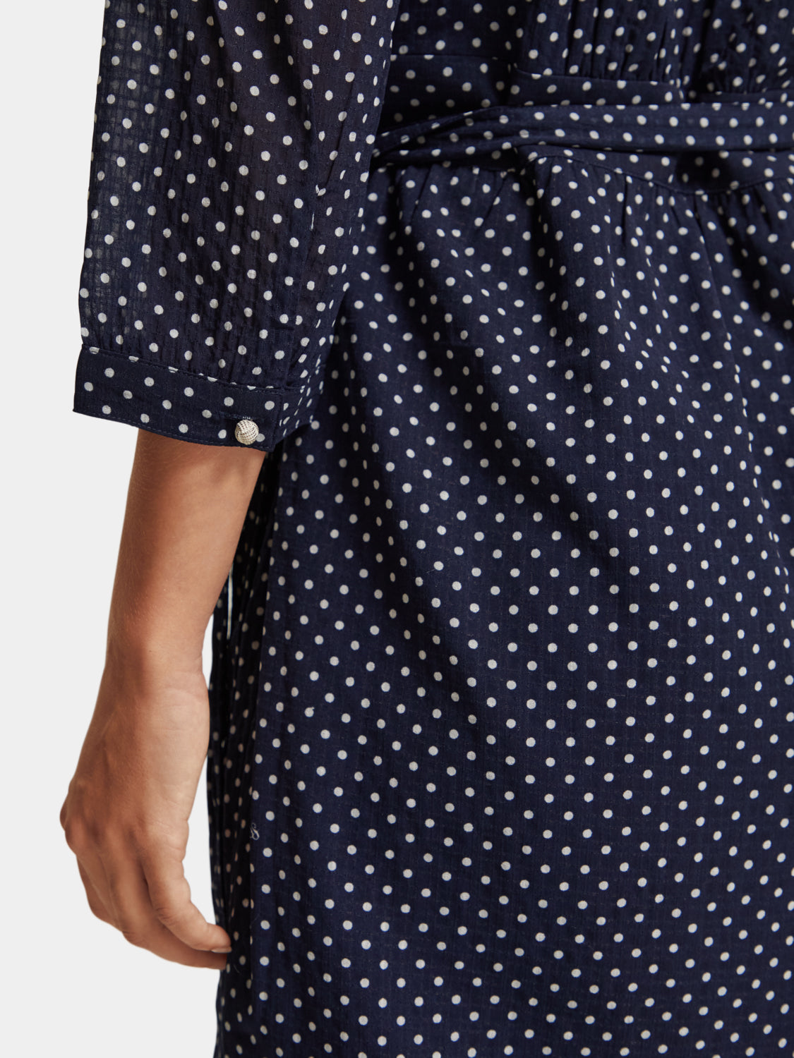 Printed mini wrap dress - Scotch & Soda AU
