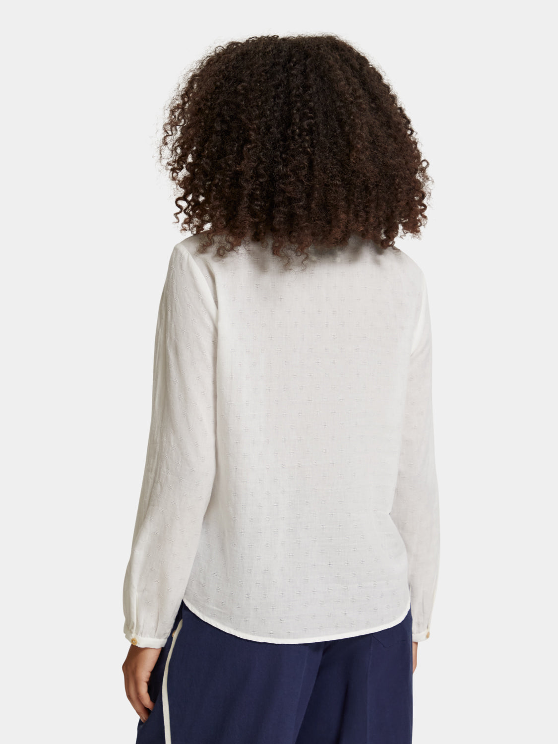 Pintuck tassel blouse - Scotch & Soda AU
