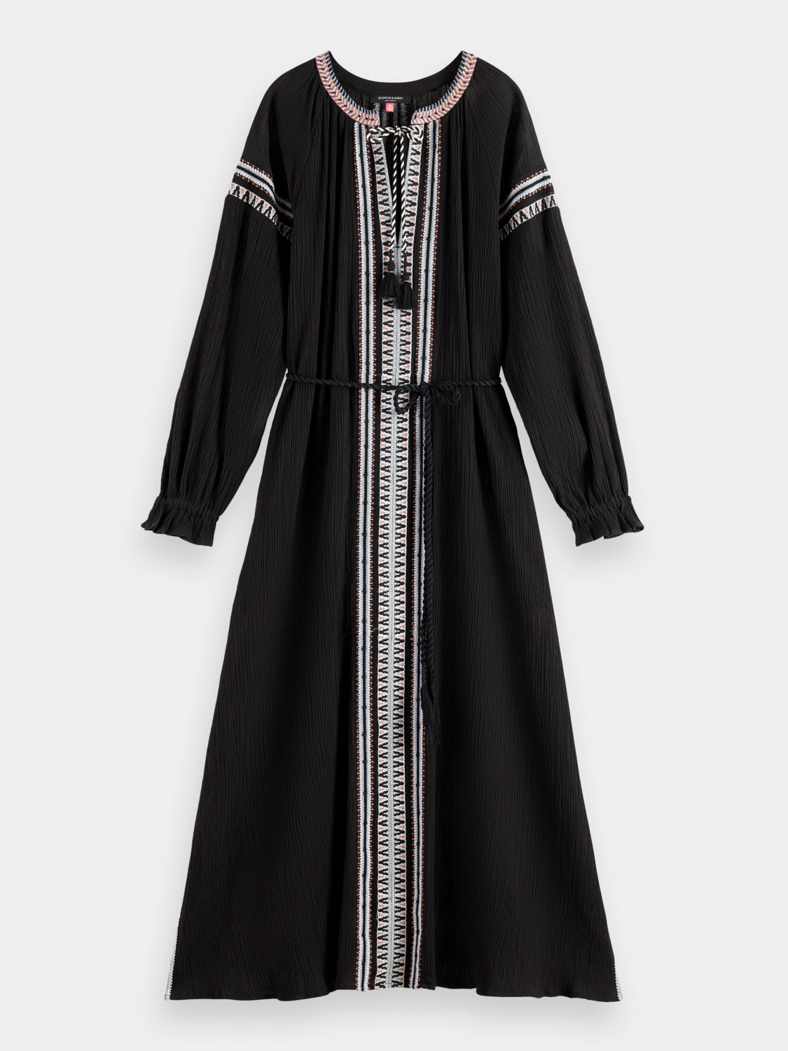 Midi dress with embroidery details - Scotch & Soda AU