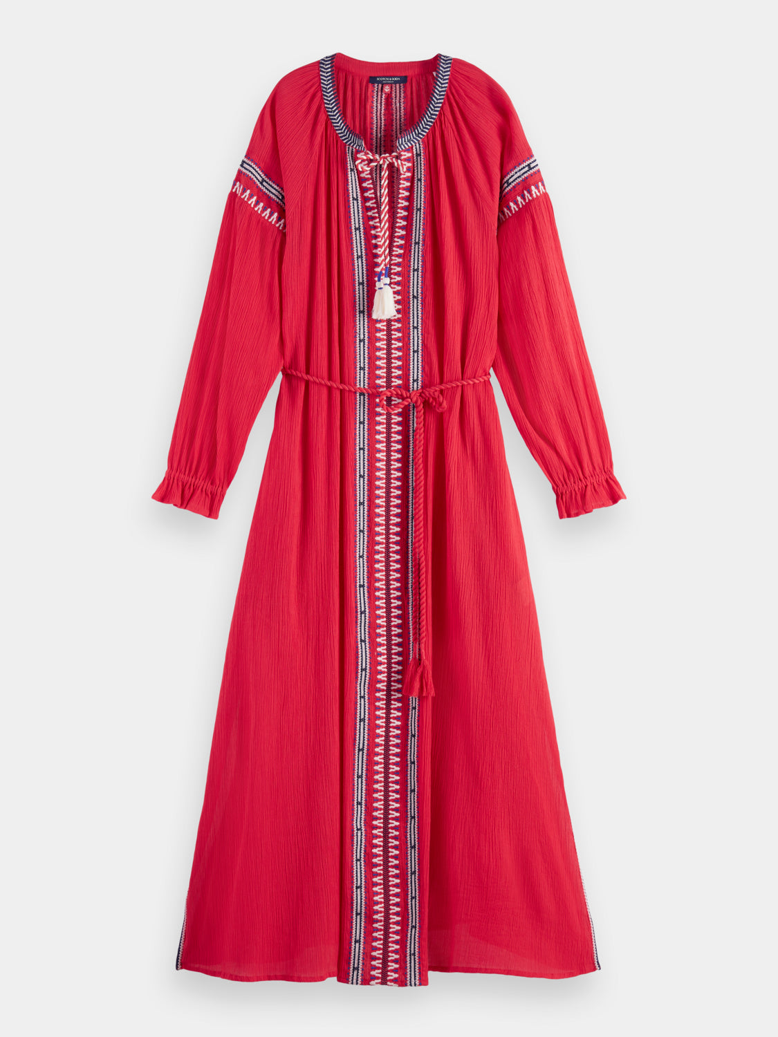Midi dress with embroidery details - Scotch & Soda AU