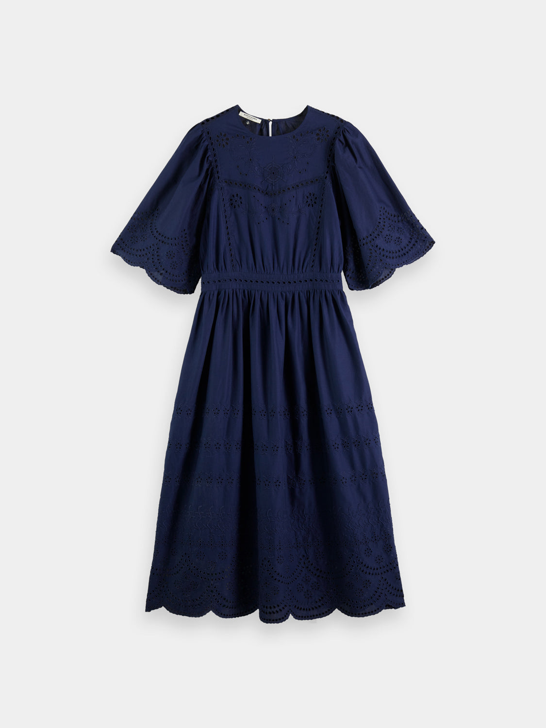 Broiderie anglaise midi dress - Scotch & Soda AU