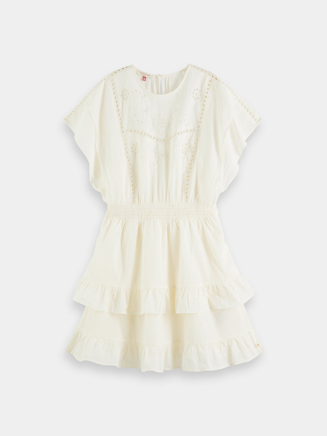 Broiderie anglaise midi dress - Scotch & Soda AU