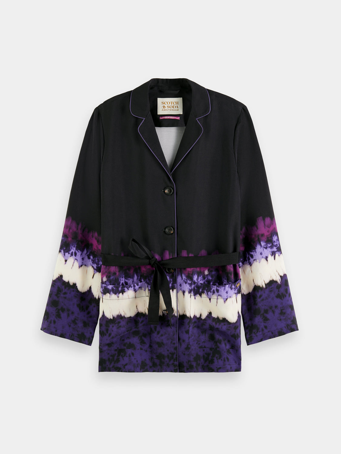 Tie-dyed pyjama blazer - Scotch & Soda AU
