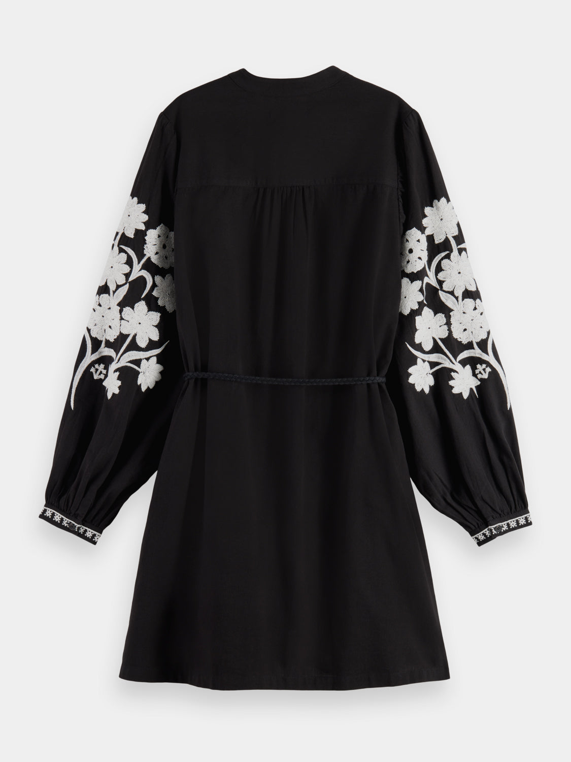 Mini dress with sleeve embroidery - Scotch & Soda AU
