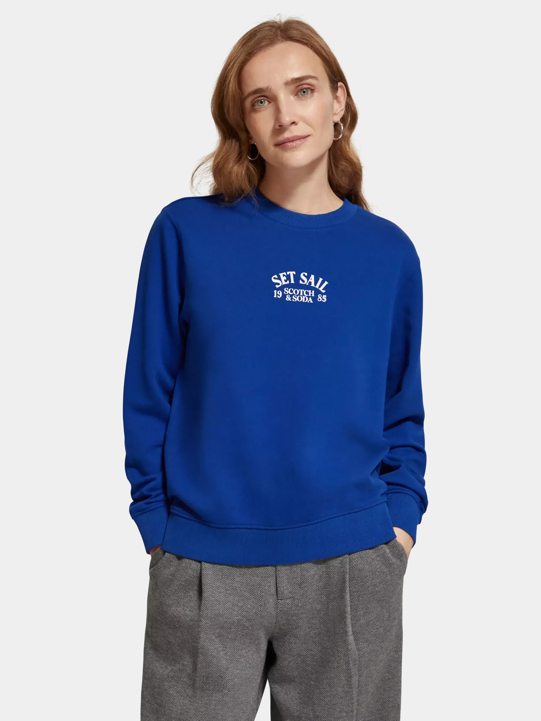 Graphic crewneck sweatshirt - Scotch & Soda AU