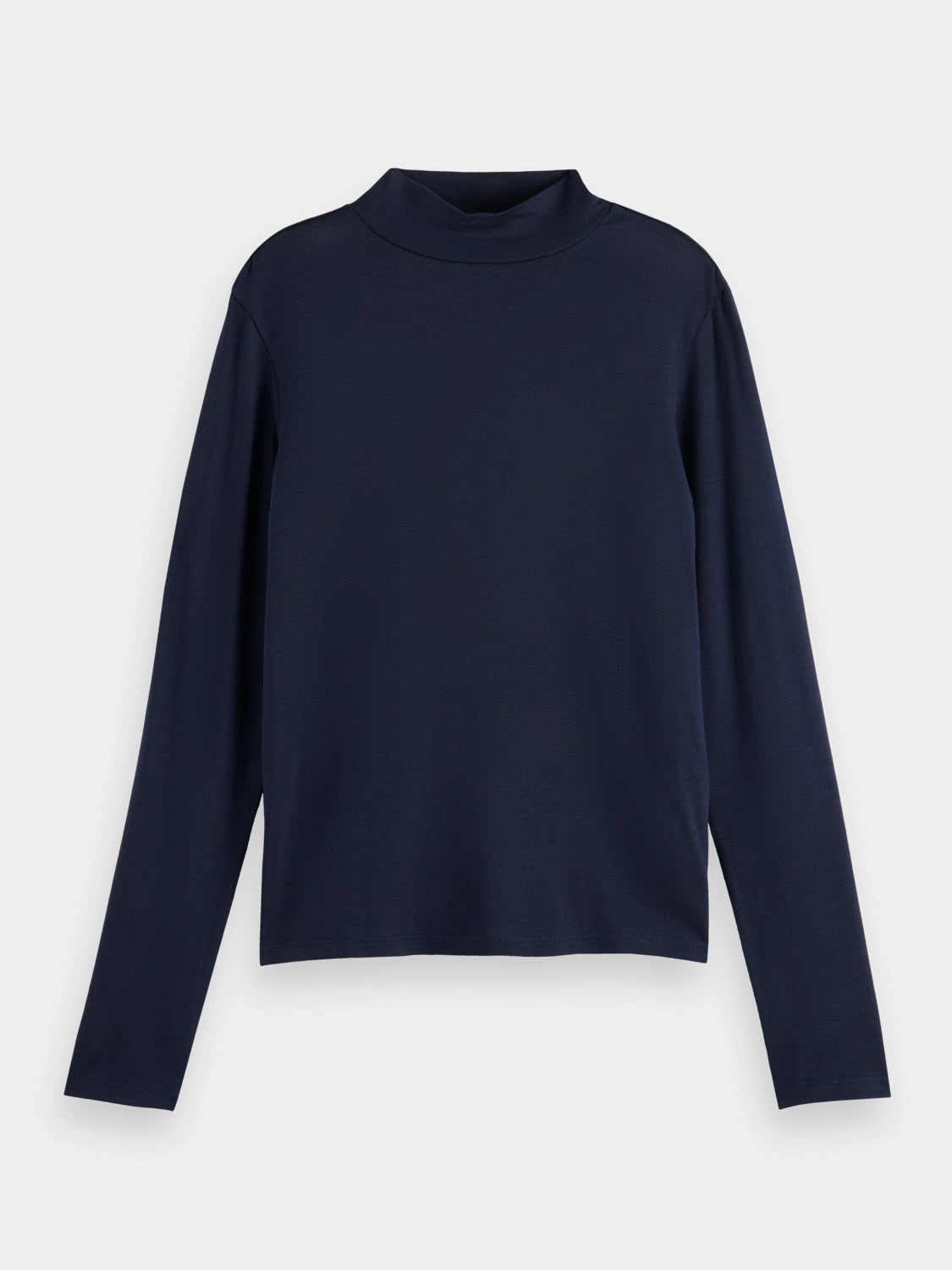 Long-sleeved mock neck top - Scotch & Soda AU