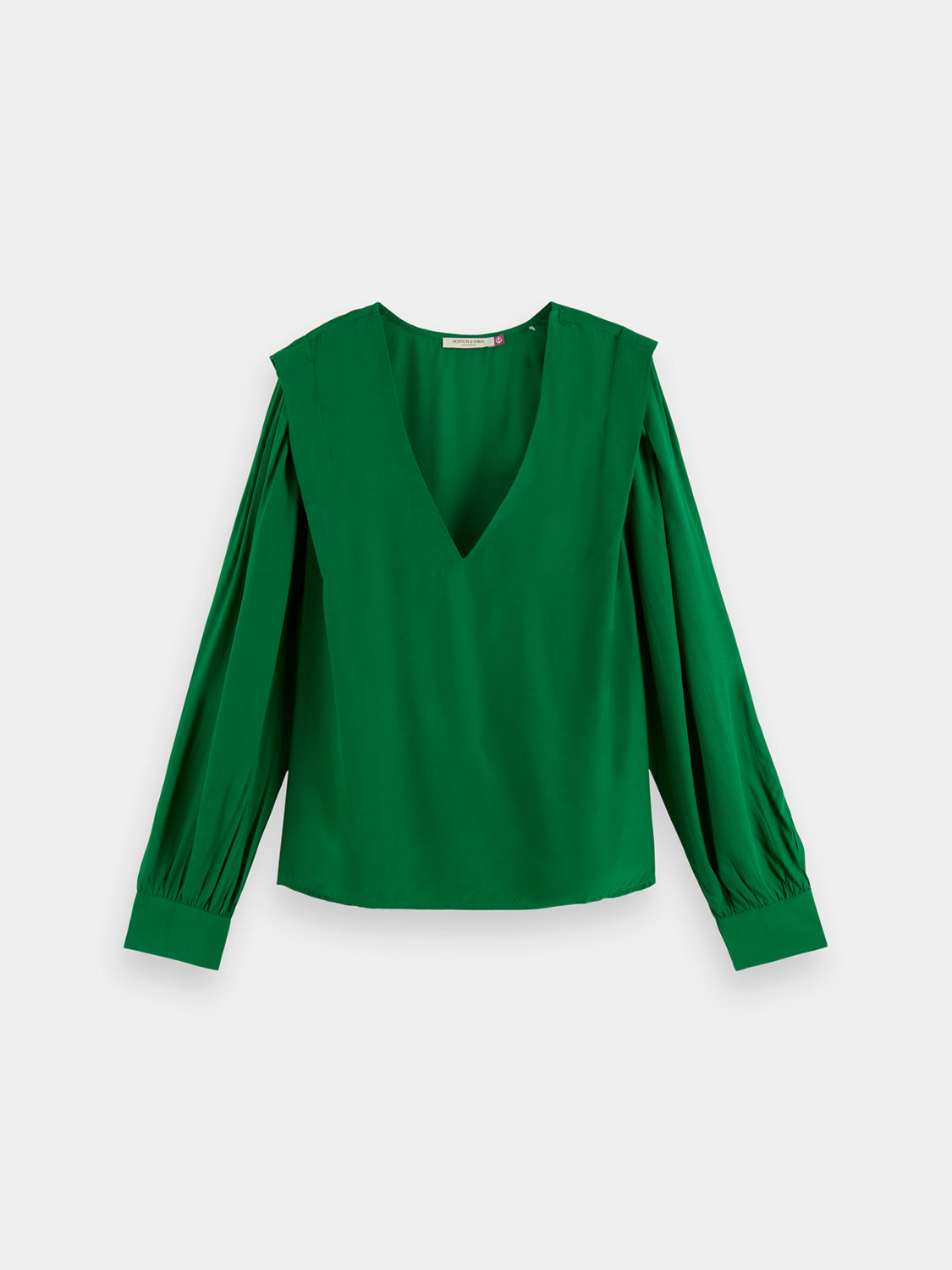 V-neck blouse