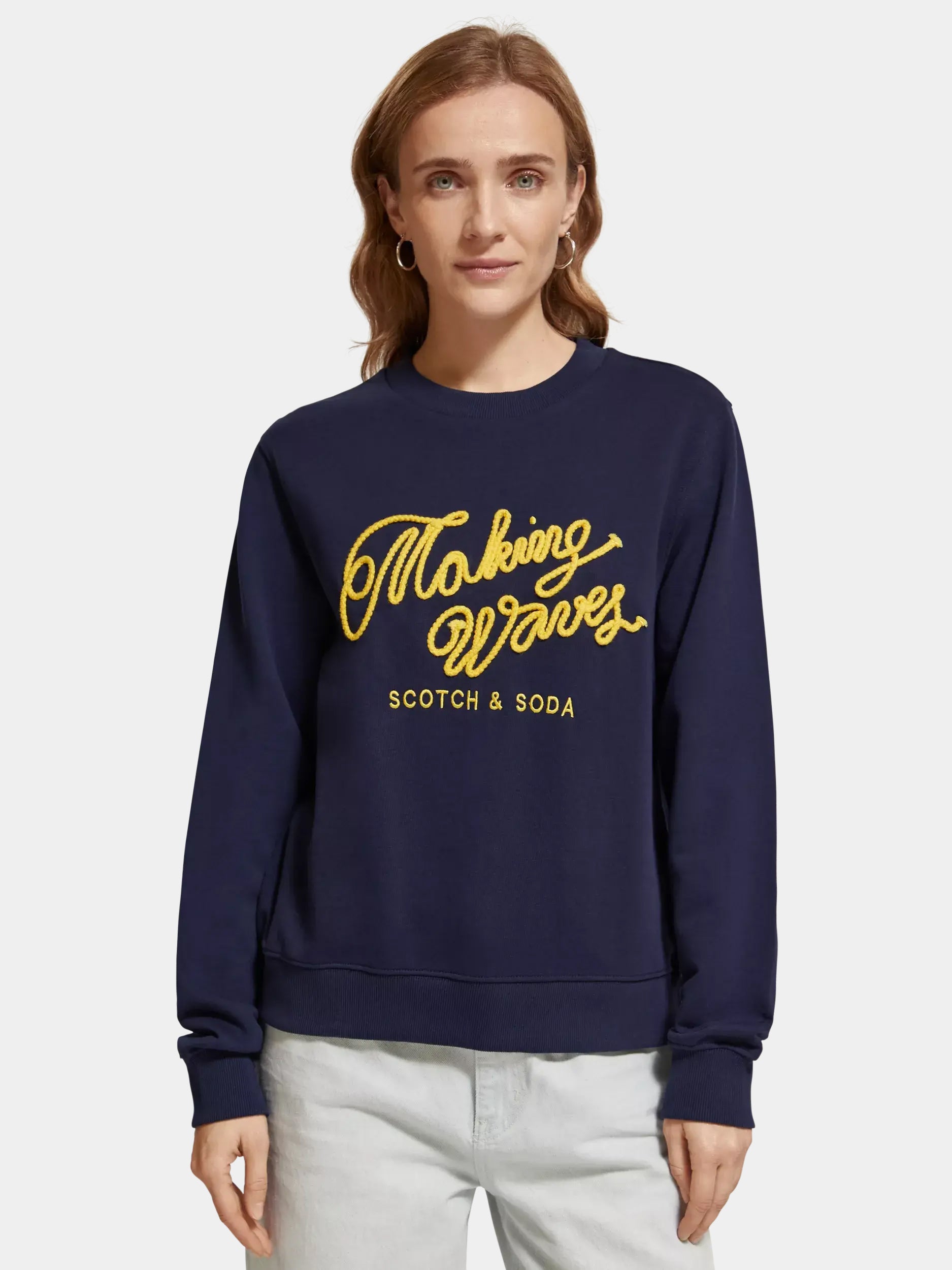 Regular fit crewneck sweatshirt - Scotch & Soda AU