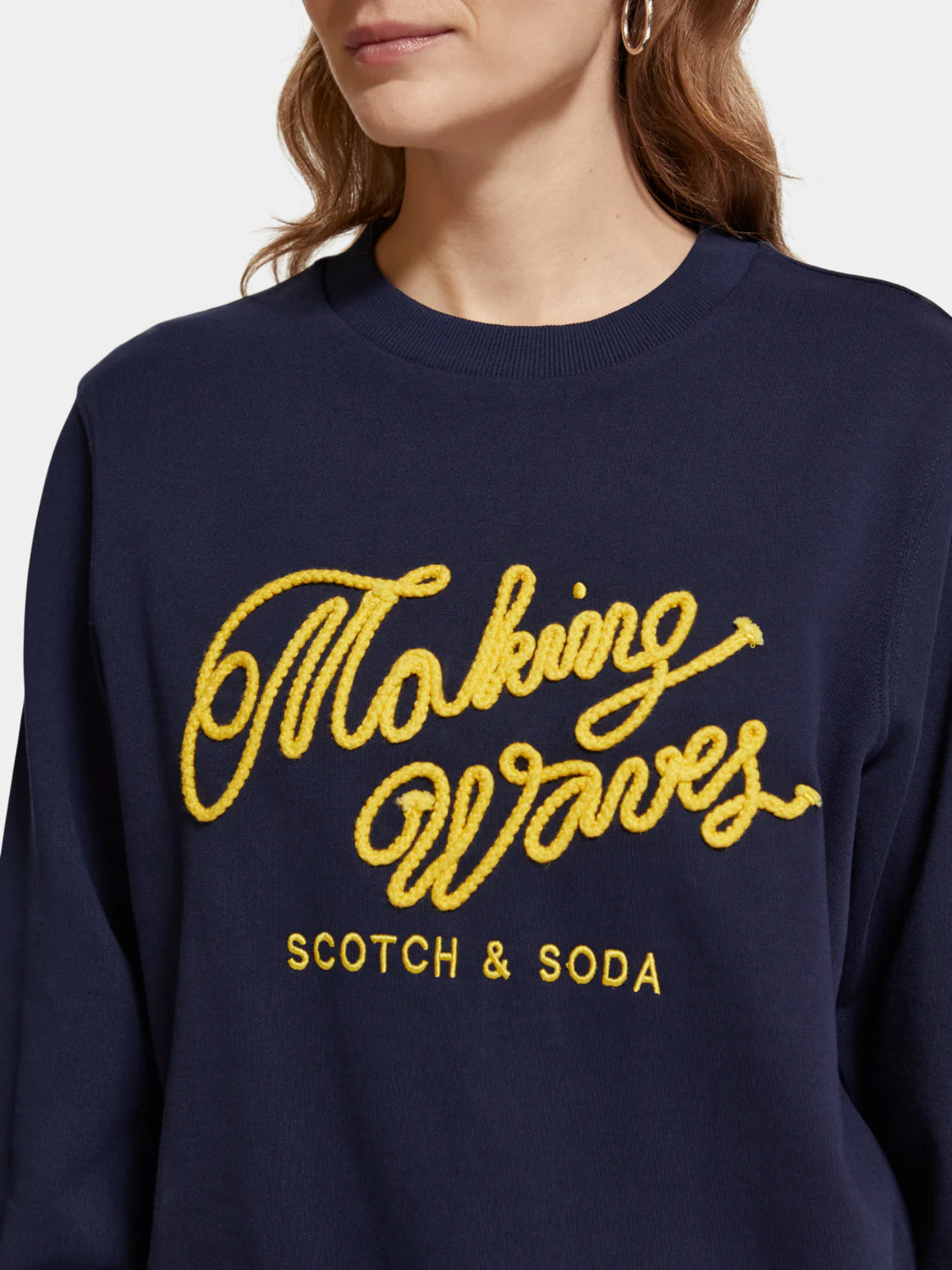 Regular fit crewneck sweatshirt - Scotch & Soda AU