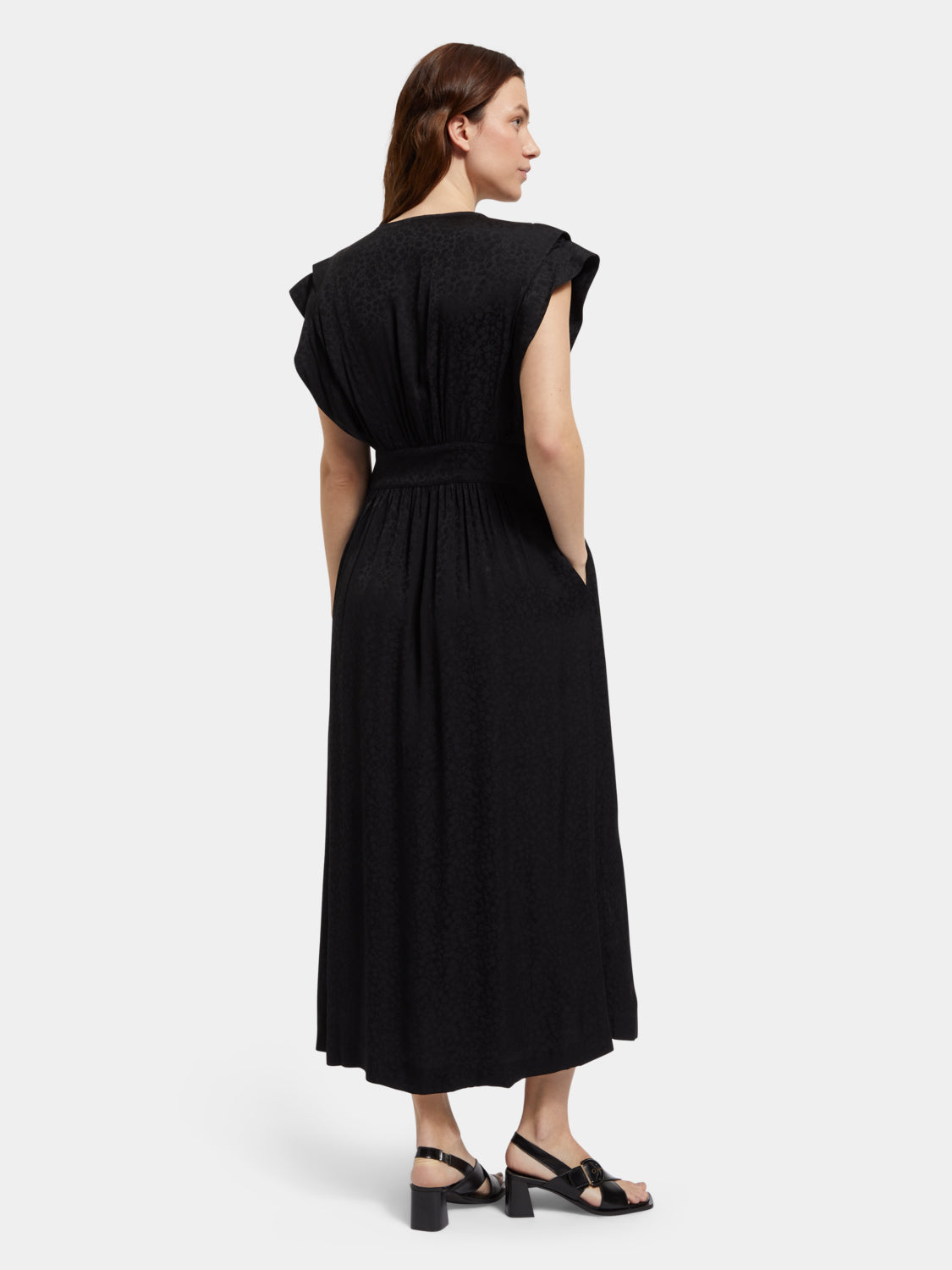 V-Neck wrap dress - Scotch & Soda AU
