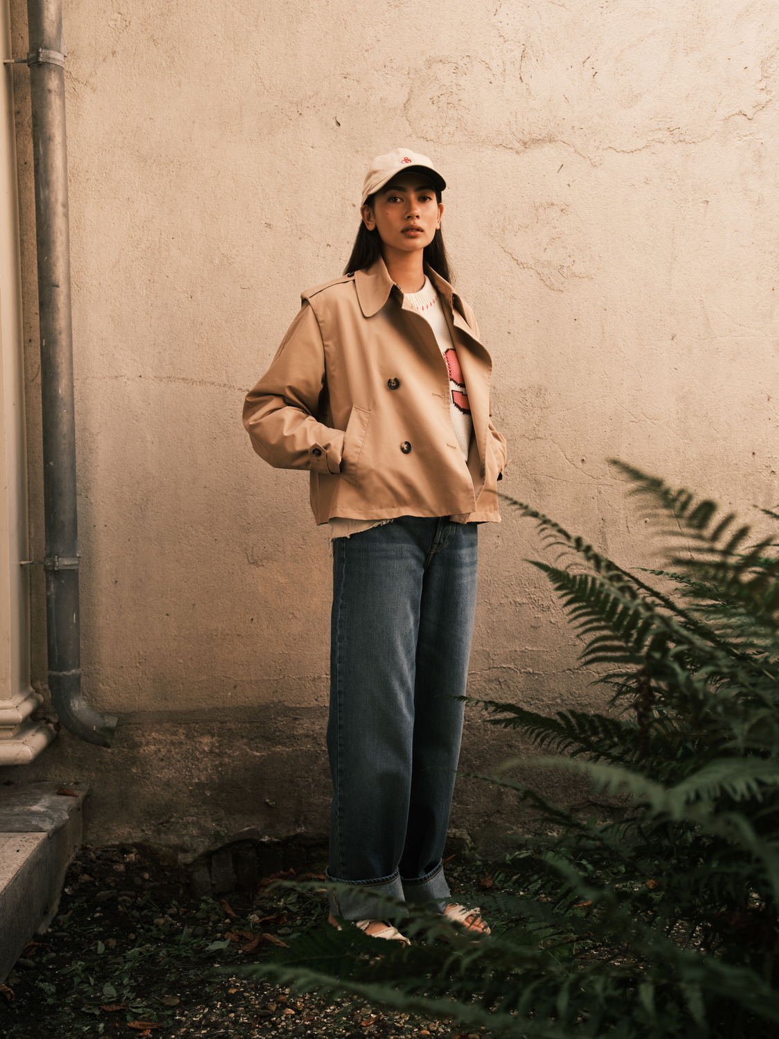 Cropped trench coat - Scotch & Soda AU