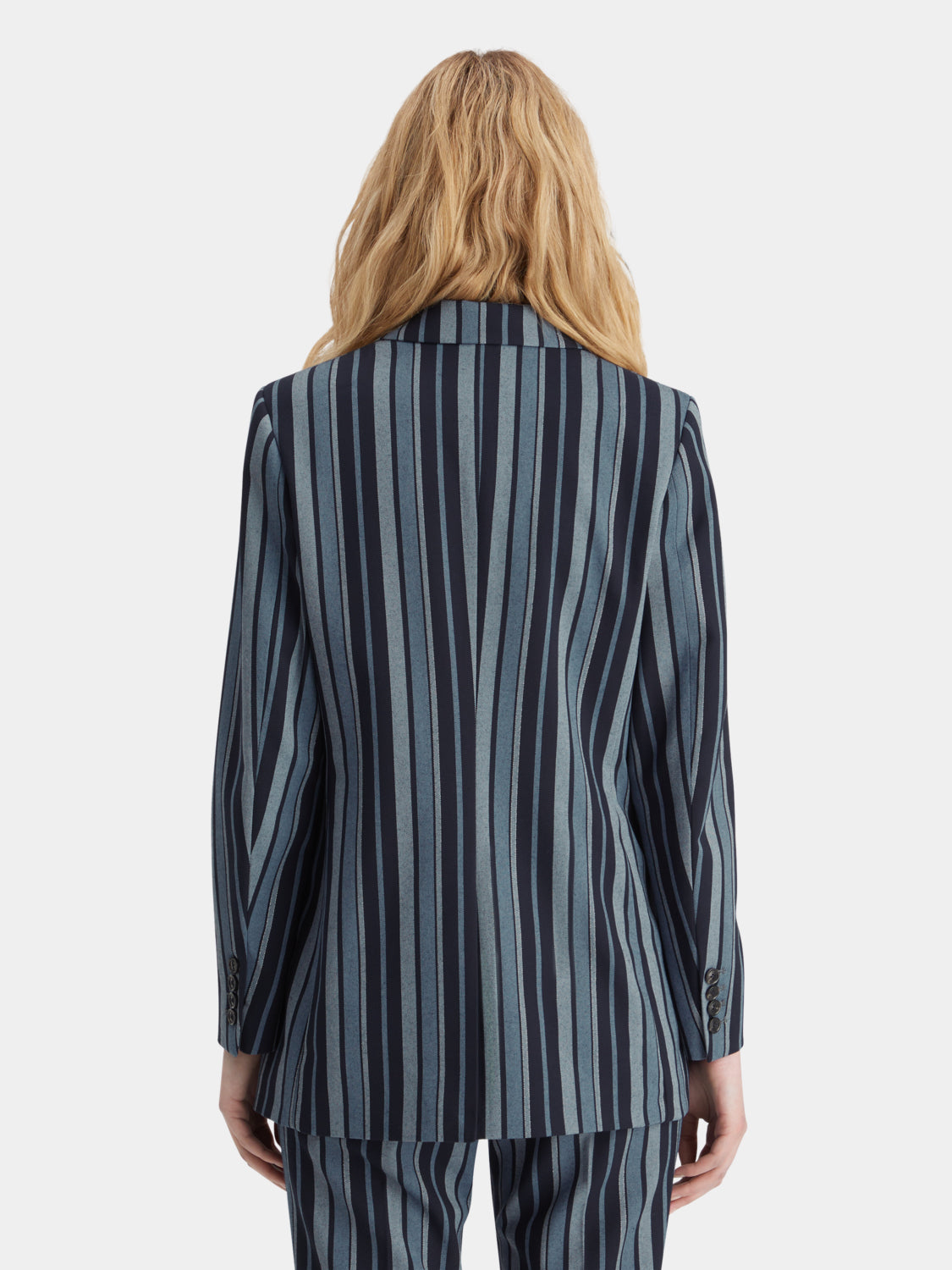 Striped double-breasted blazer - Scotch & Soda AU