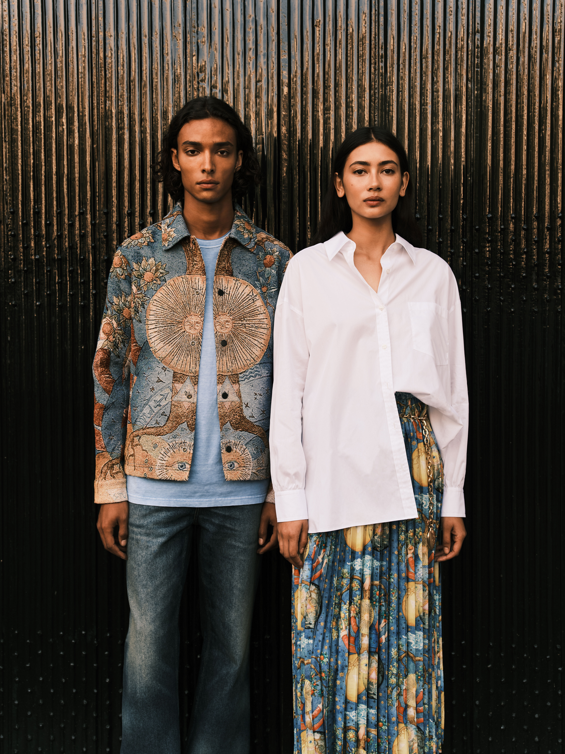 Pleated printed skirt - Scotch & Soda AU