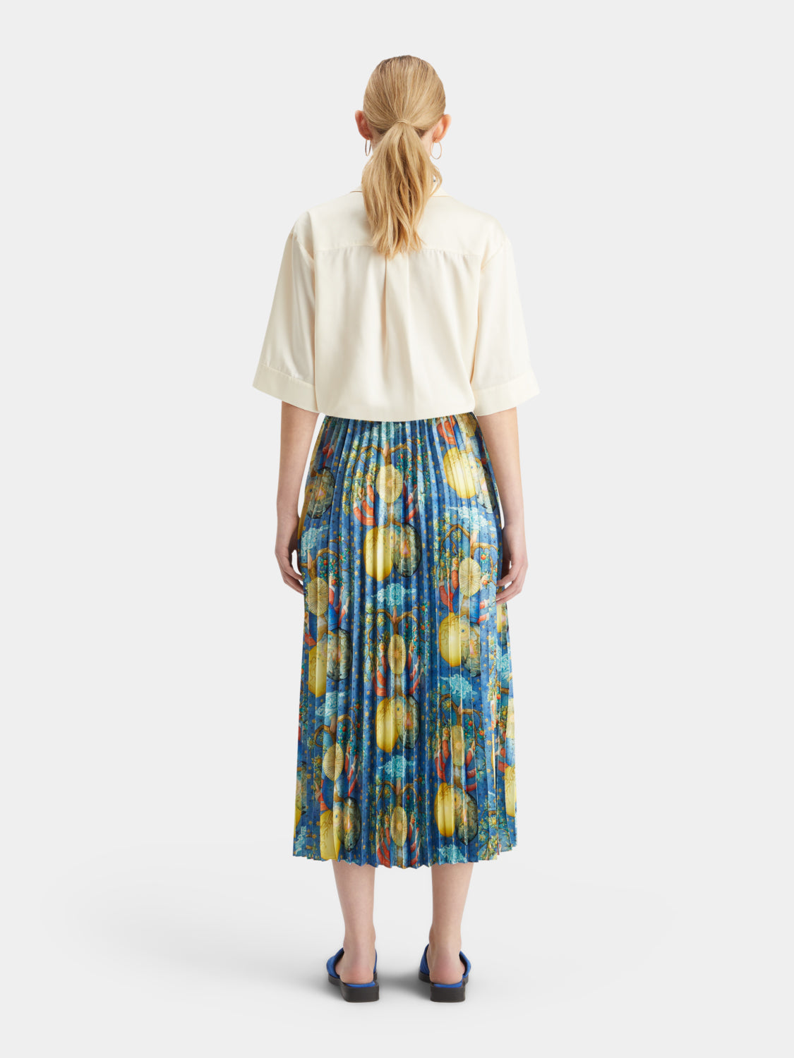 Pleated printed skirt - Scotch & Soda AU