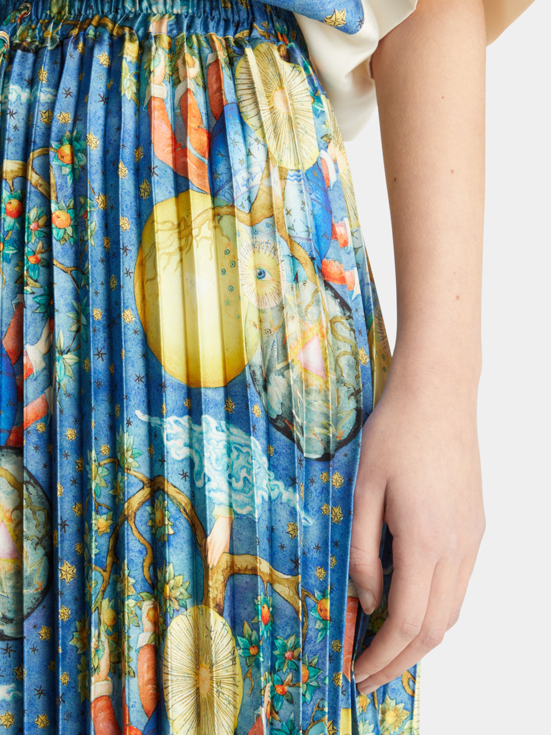 Pleated printed skirt - Scotch & Soda AU