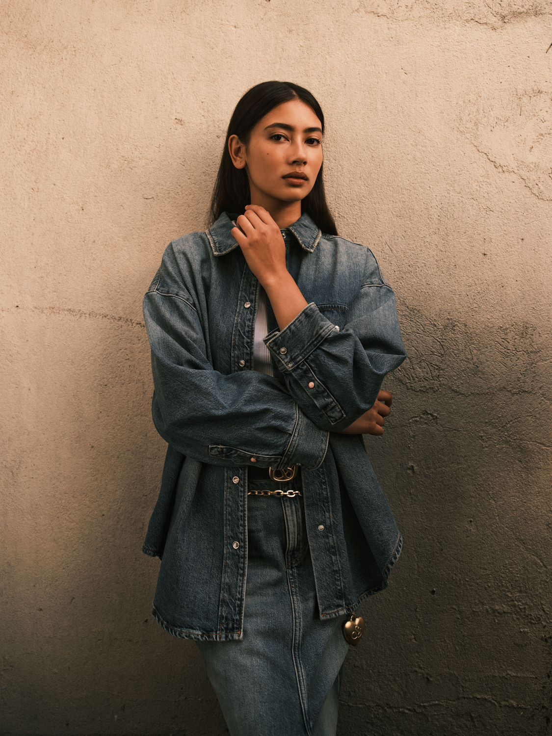 Vintage washed denim overshirt - Scotch & Soda AU