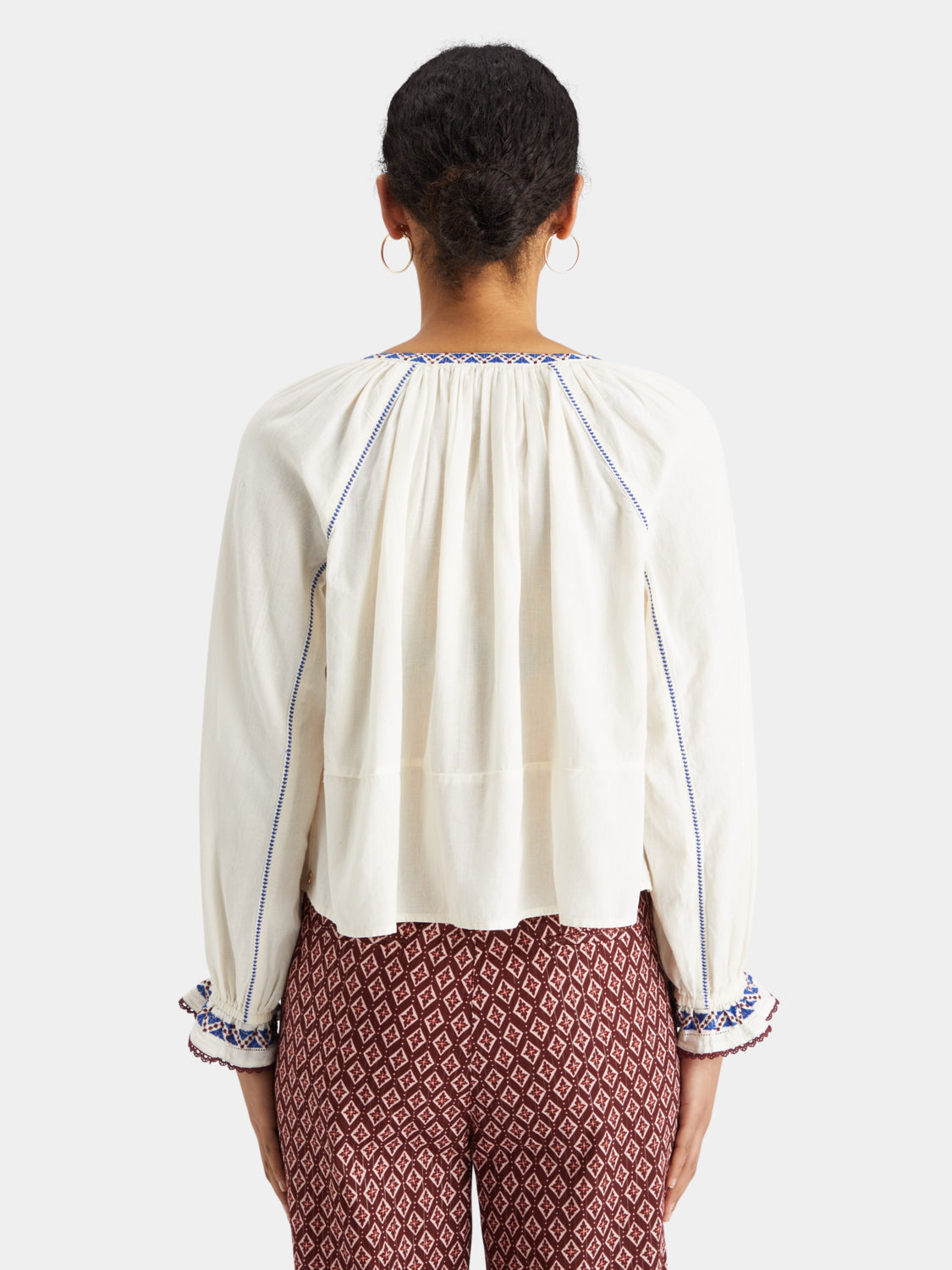 Embroidered blouse - Scotch & Soda AU