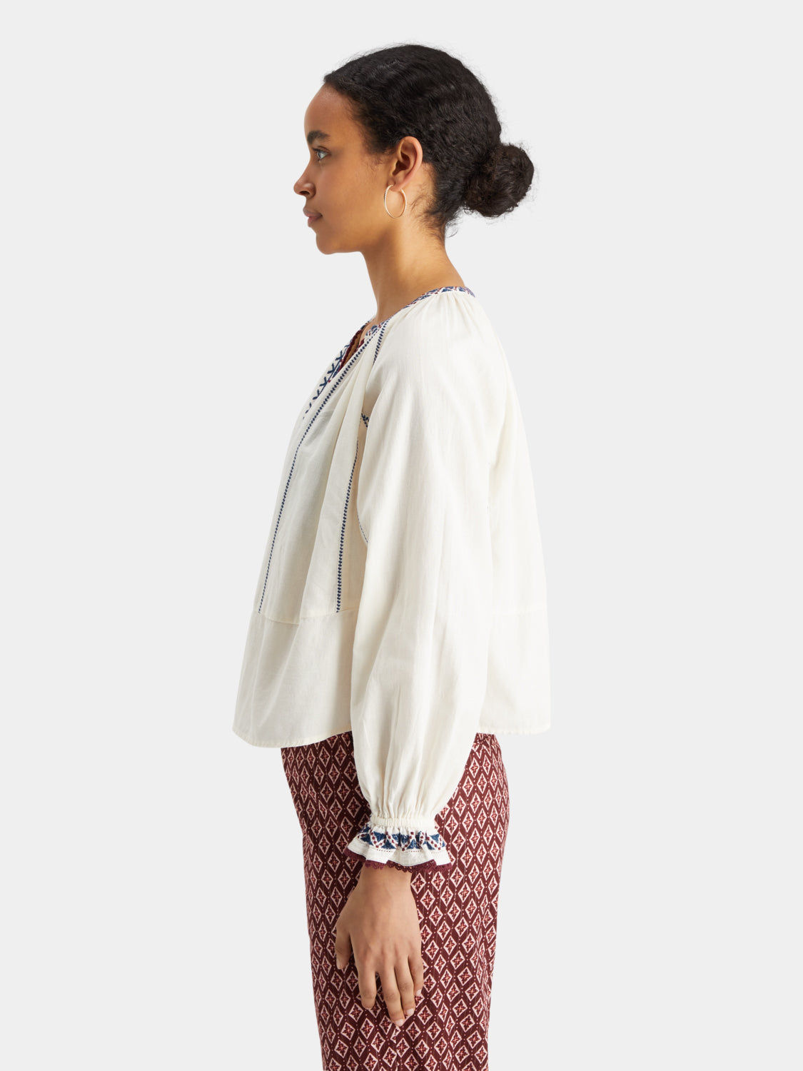 Embroidered blouse - Scotch & Soda AU