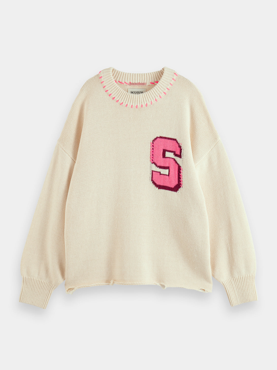 Varsity oversized pullover - Scotch & Soda AU