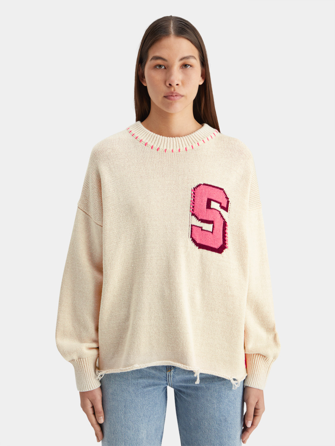 Varsity oversized pullover - Scotch & Soda AU