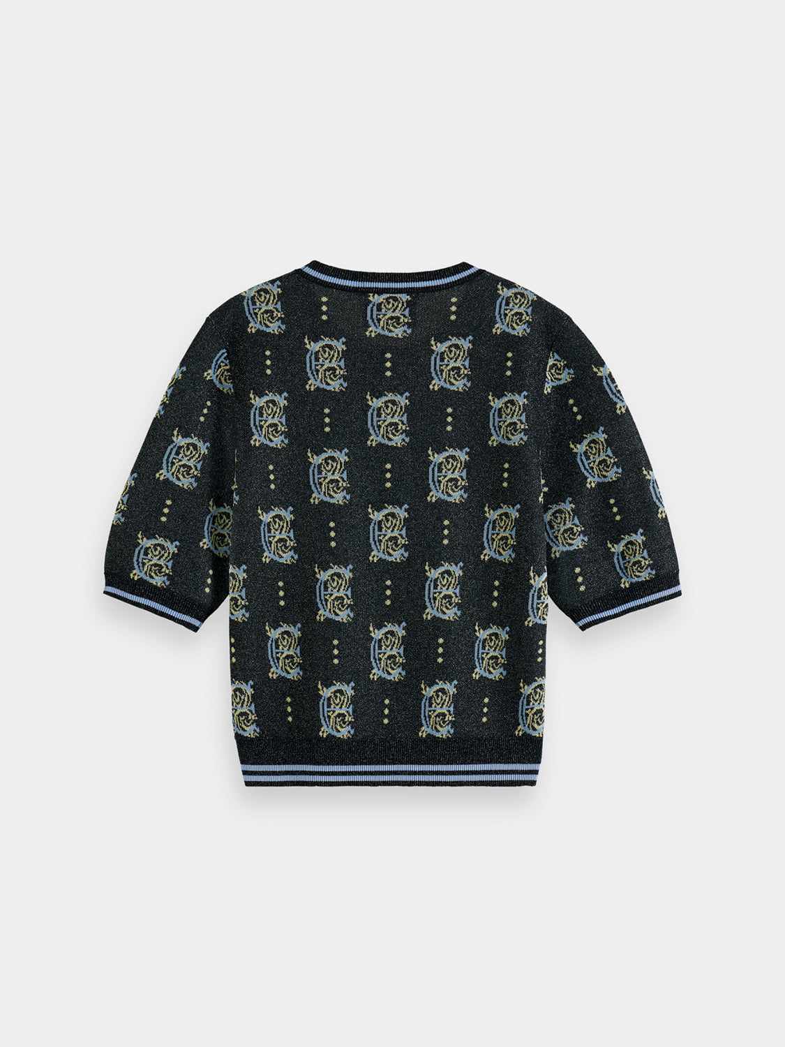 Jacquard cropped top