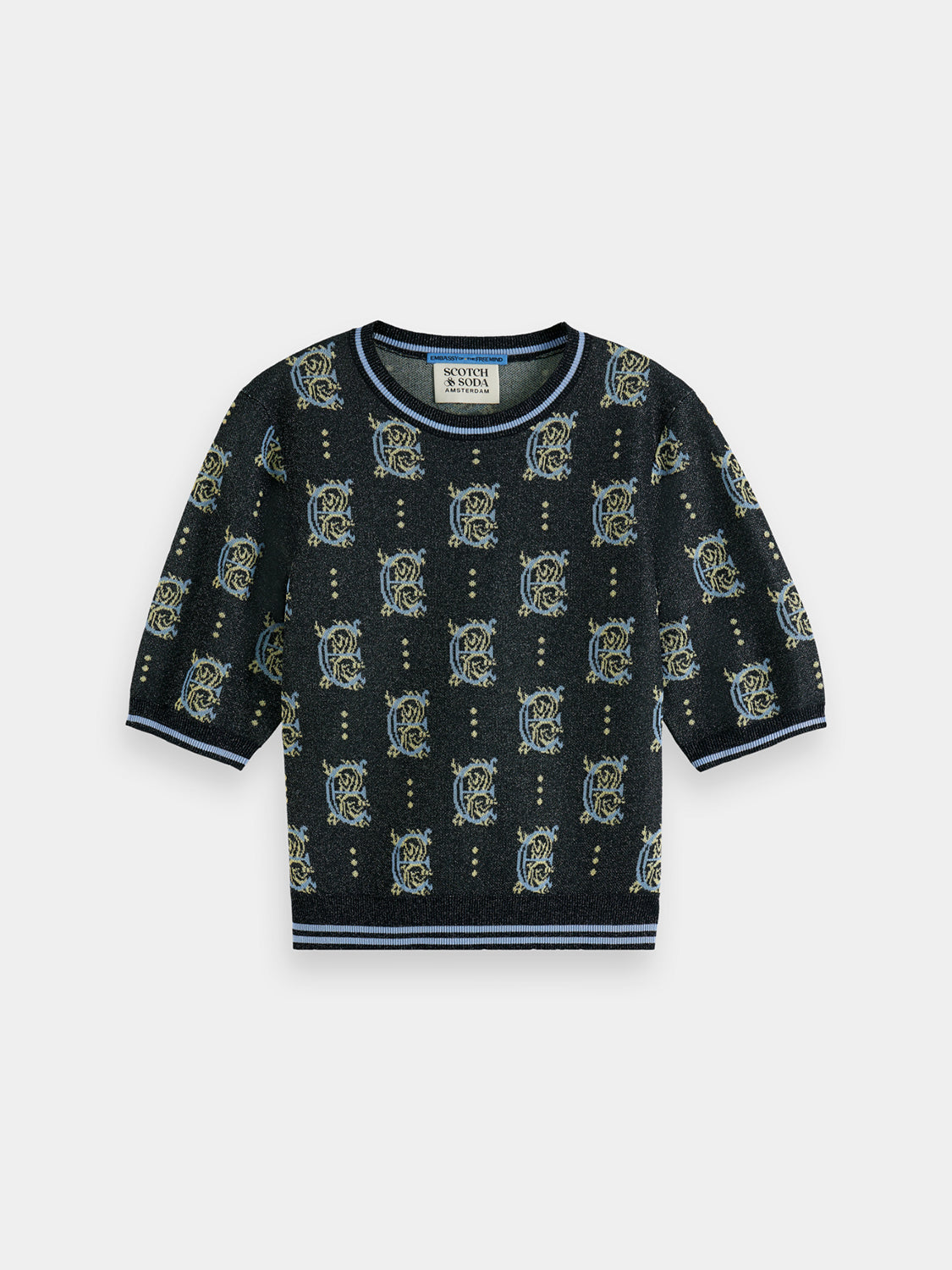 Jacquard cropped top - Scotch & Soda AU
