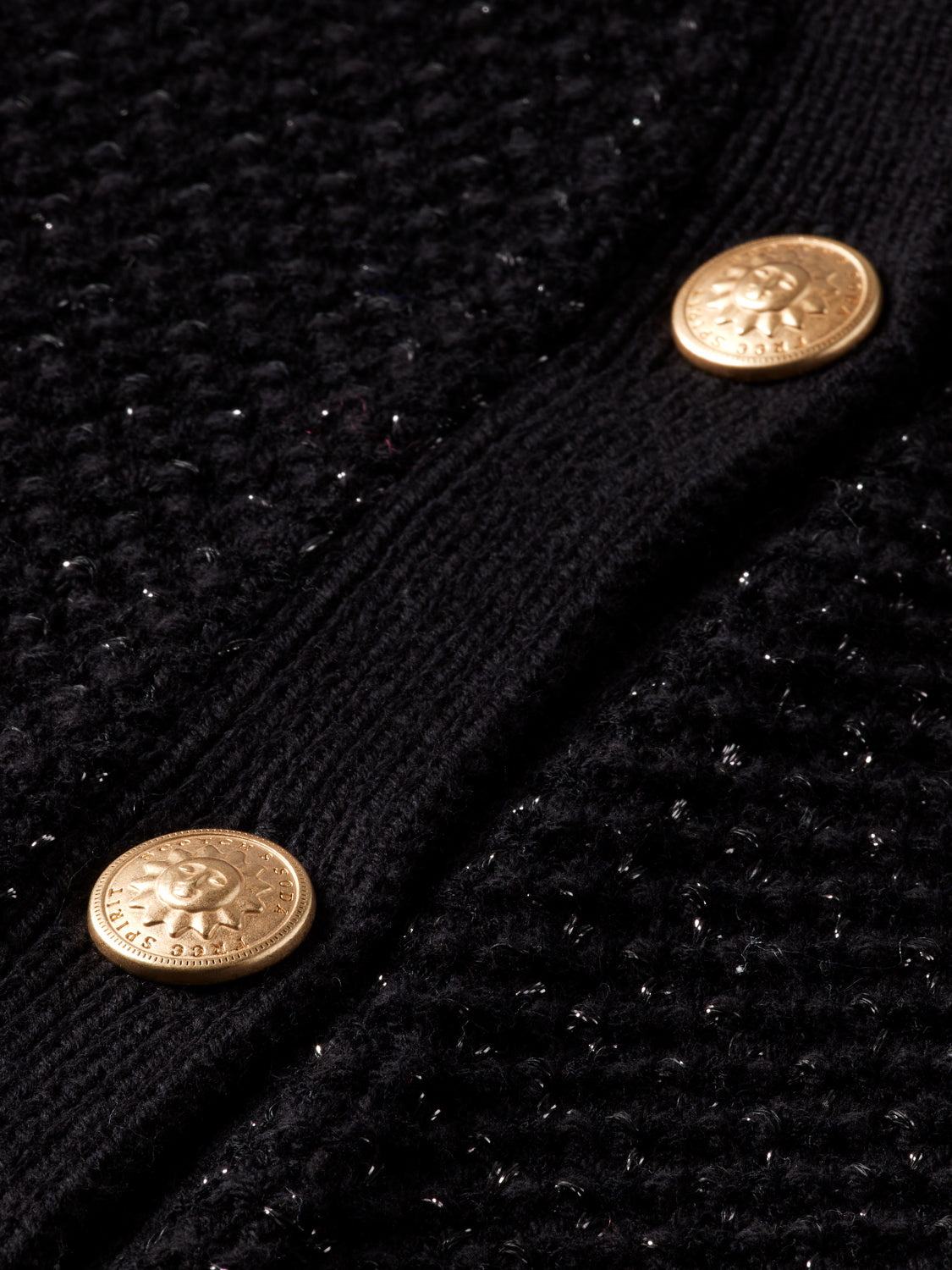 Tweed stitch cropped cardigan - Scotch & Soda AU