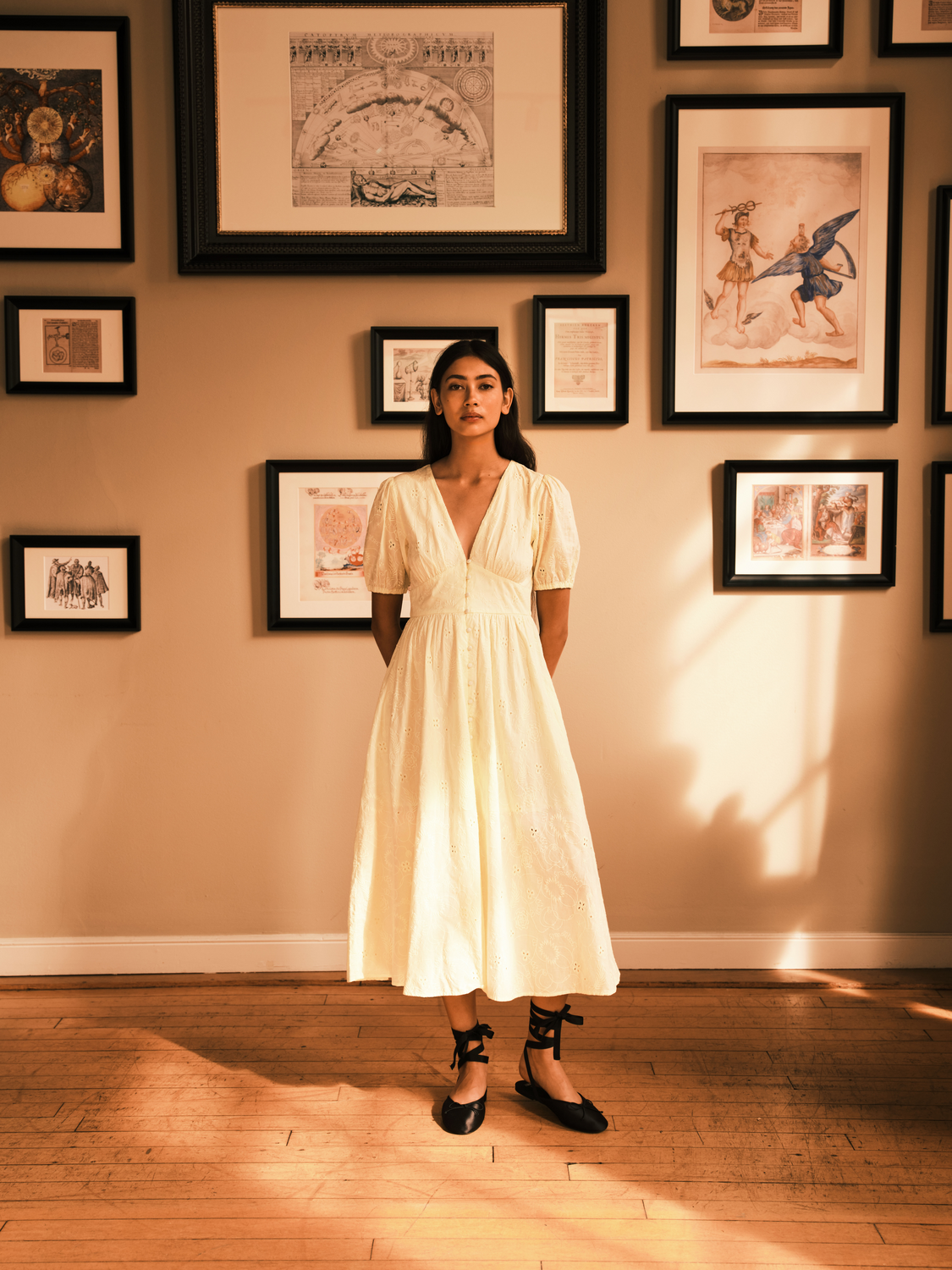 Broderie anglaise midi dress - Scotch & Soda AU